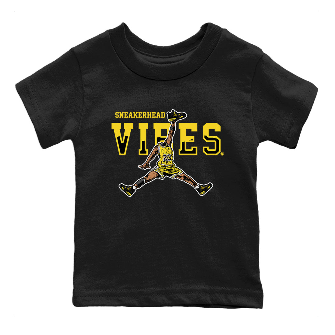 snkmatch Vibes Kids Tops - Air Jordan 4 Thunder