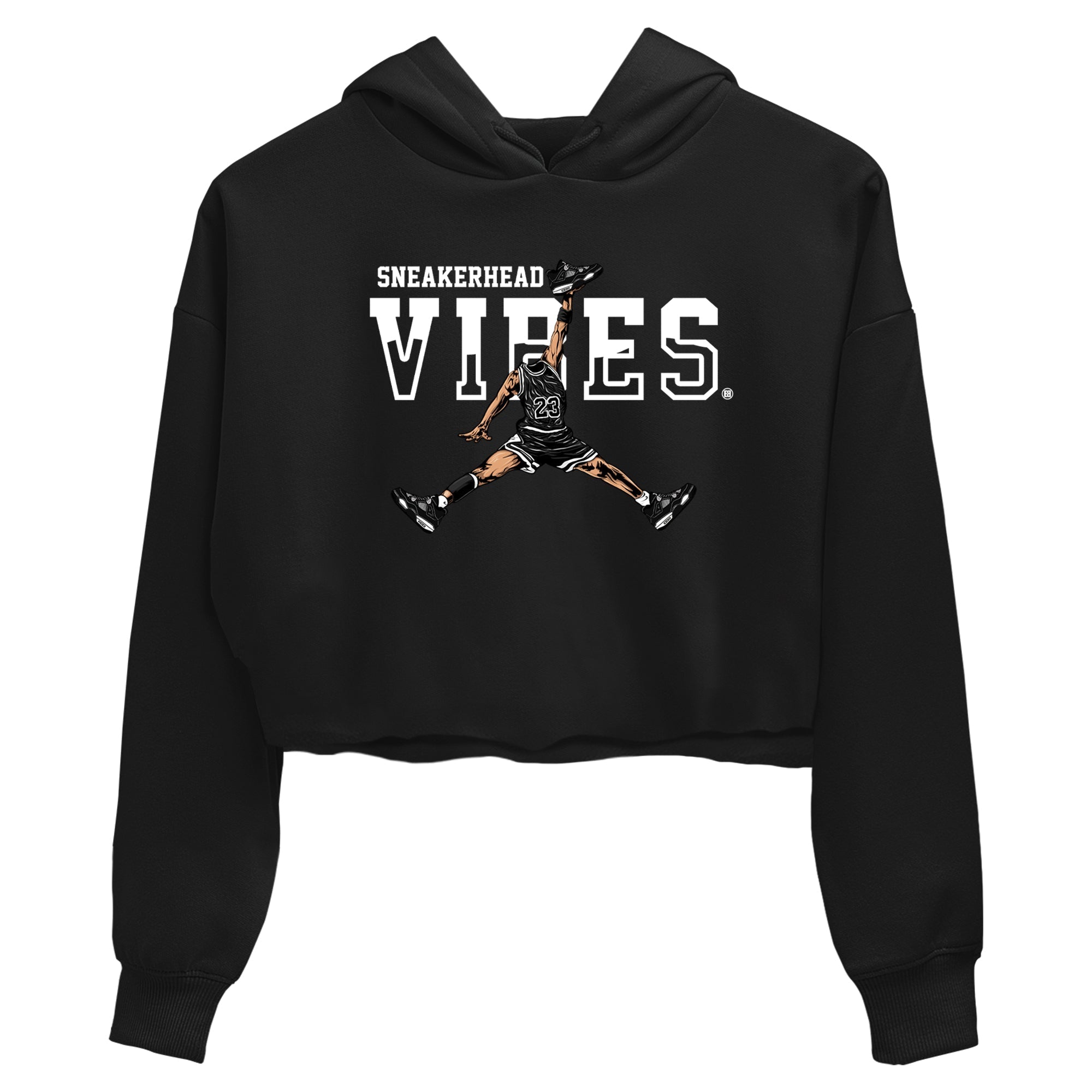 snkmatch Vibes snkmatch Women's Top - Air Jordan 4 White Thunder