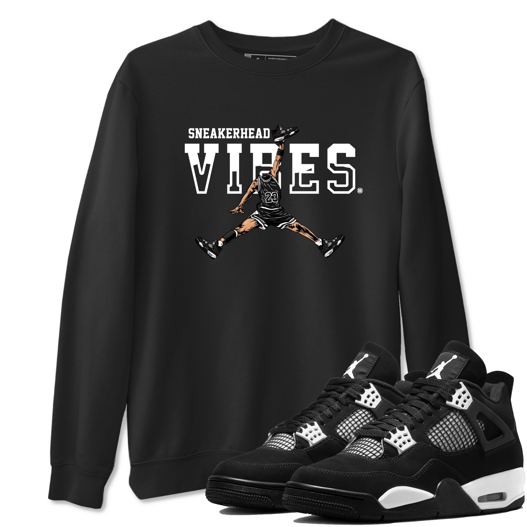 snkmatch Vibes snkmatch Tees - Air Jordan 4 White Thunder