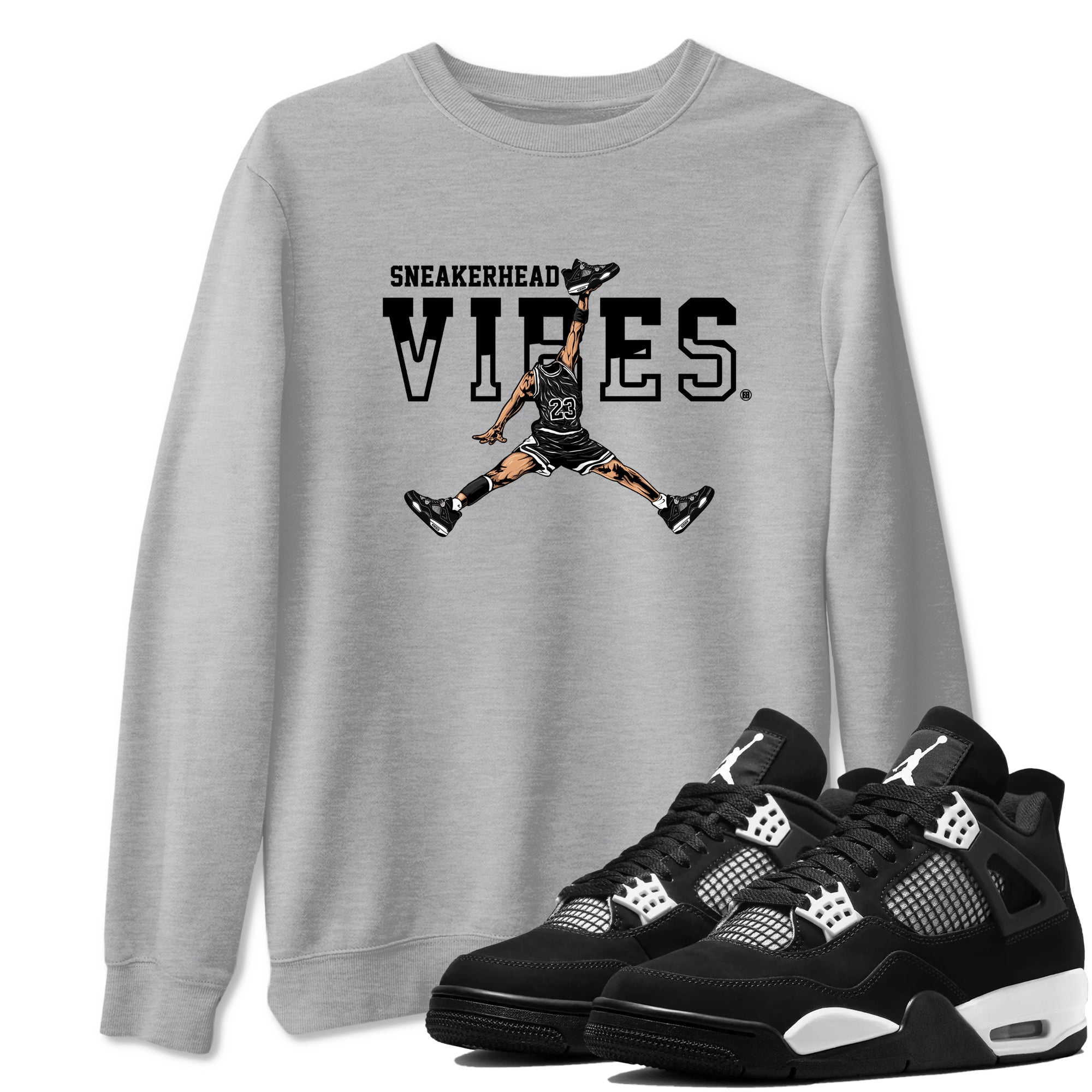 snkmatch Vibes snkmatch Tees - Air Jordan 4 White Thunder