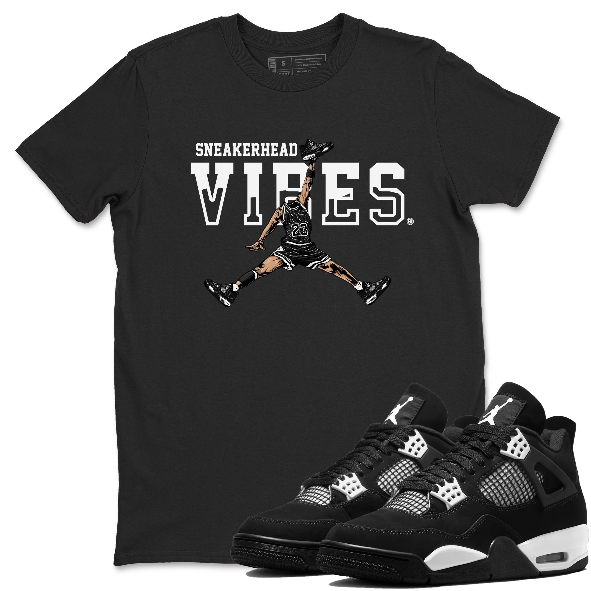 snkmatch Vibes snkmatch Tees - Air Jordan 4 White Thunder