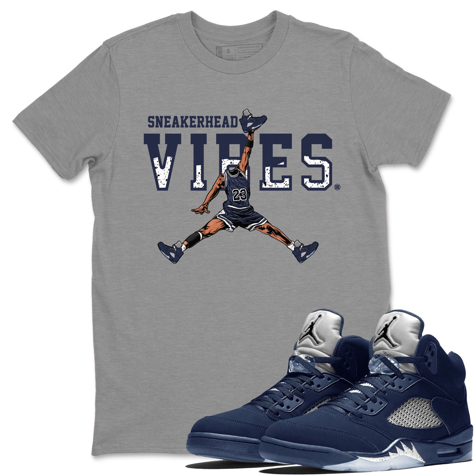 snkmatch Vibes snkmatch Tee - Air Jordan 5 Georgetown