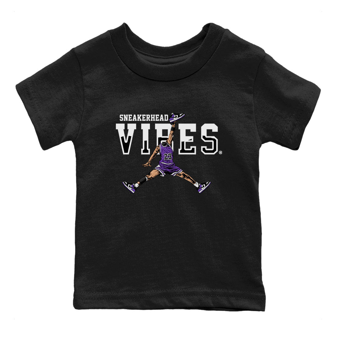 snkmatch Vibes snkmatch Tees Kids - Dunk Low Court Purple