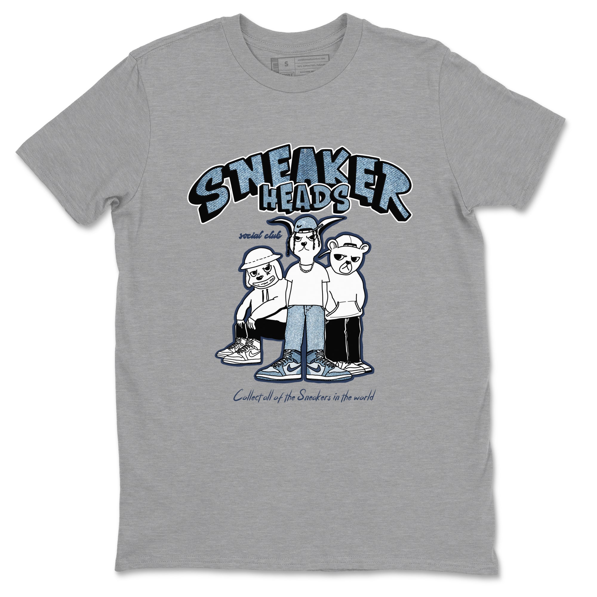 snkmatchs Social Club snkmatch Tees - Air Jordan 1 Denim 2024