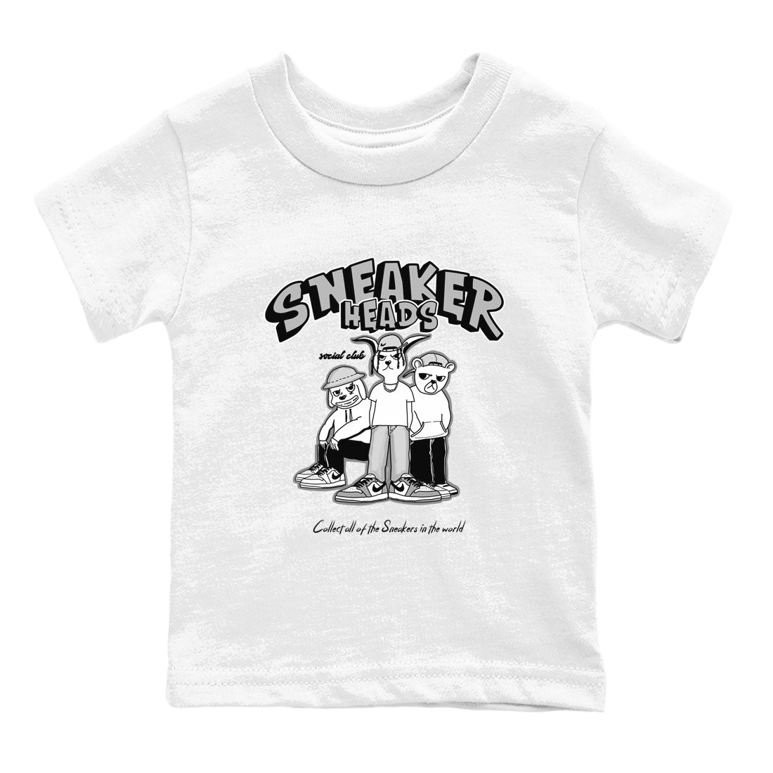 snkmatchs Social Club snkmatch Tees Kids - Air Jordan 1 Wolf Grey