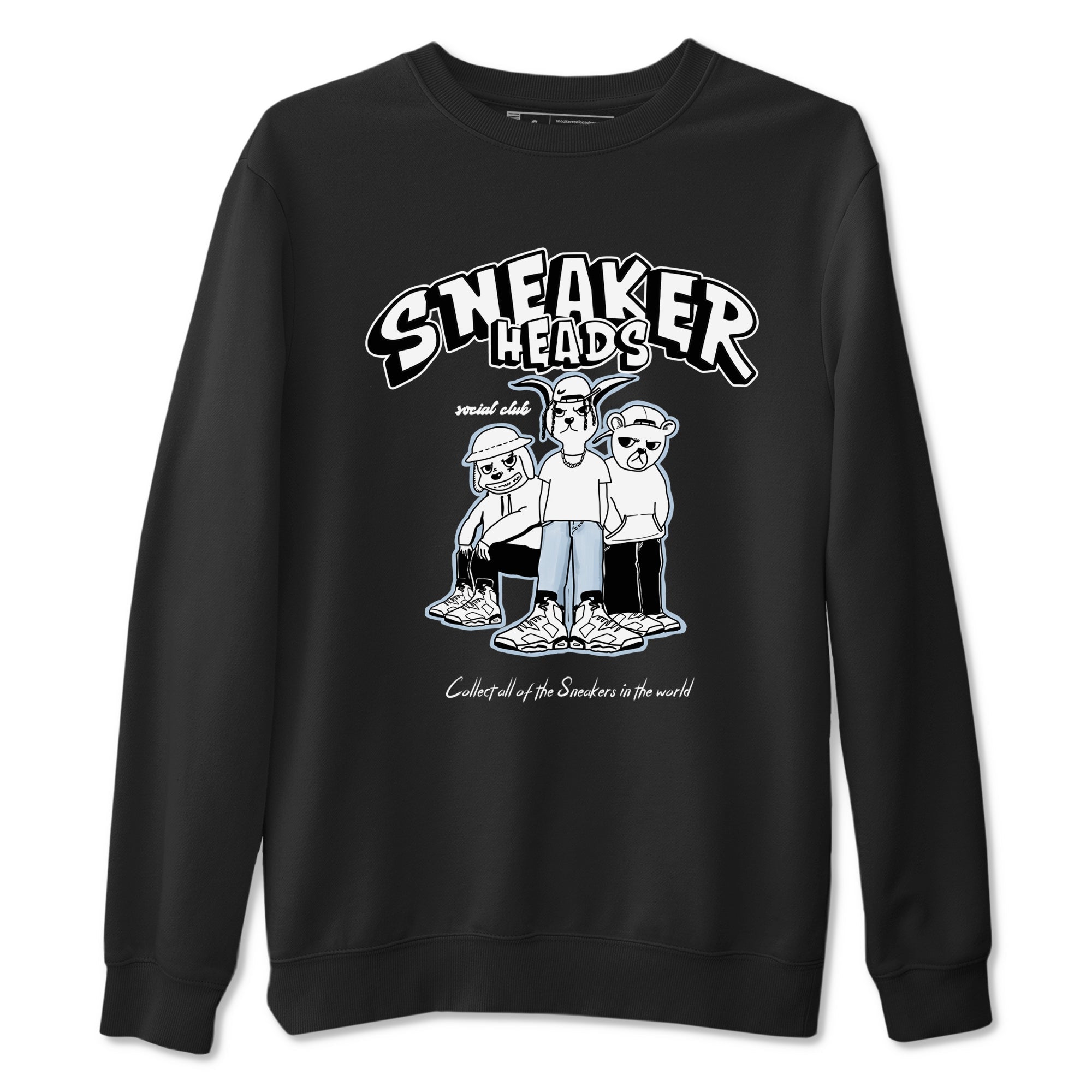 snkmatchs Social Club snkmatch Tees - Air Jordan 6 White Black