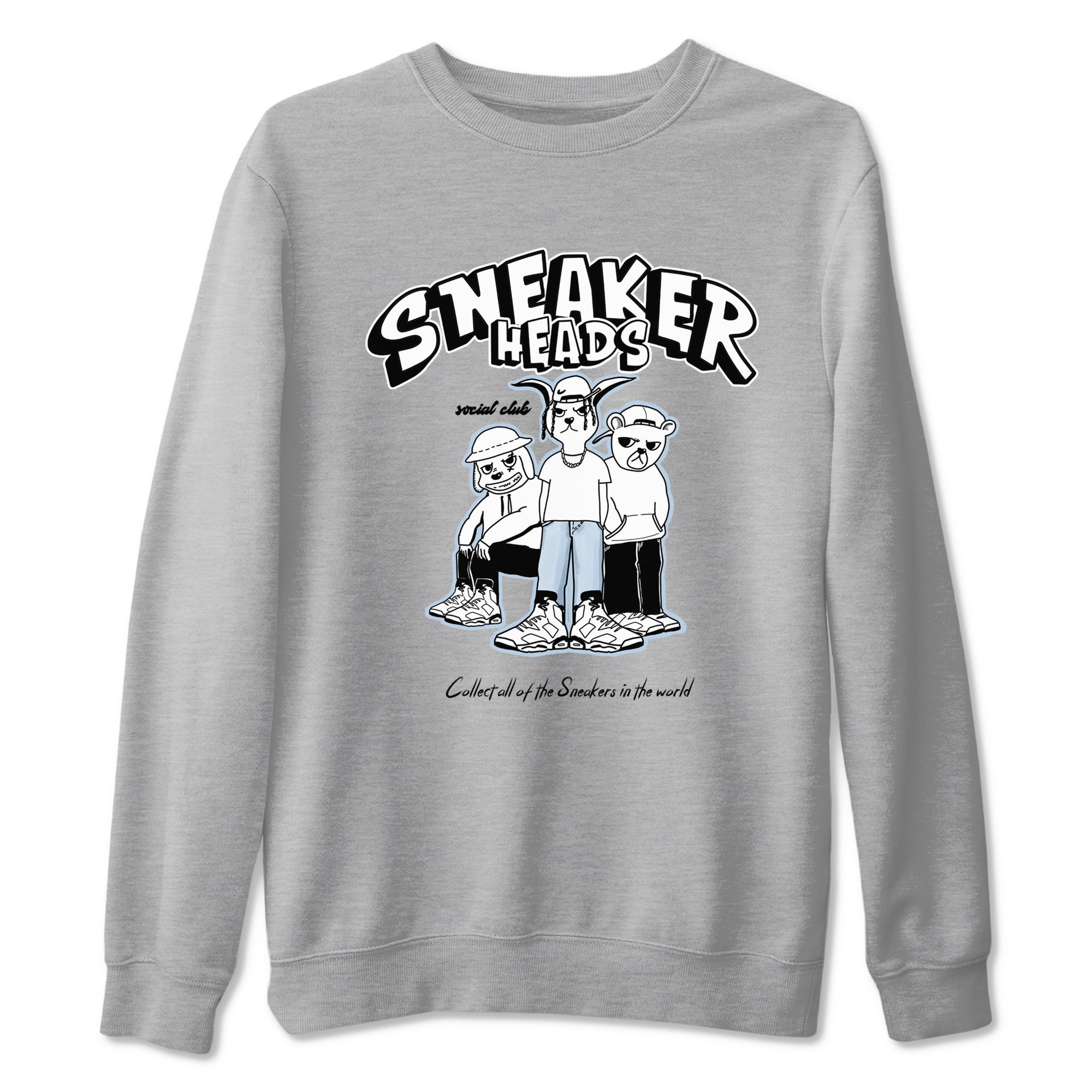 snkmatchs Social Club snkmatch Tees - Air Jordan 6 White Black