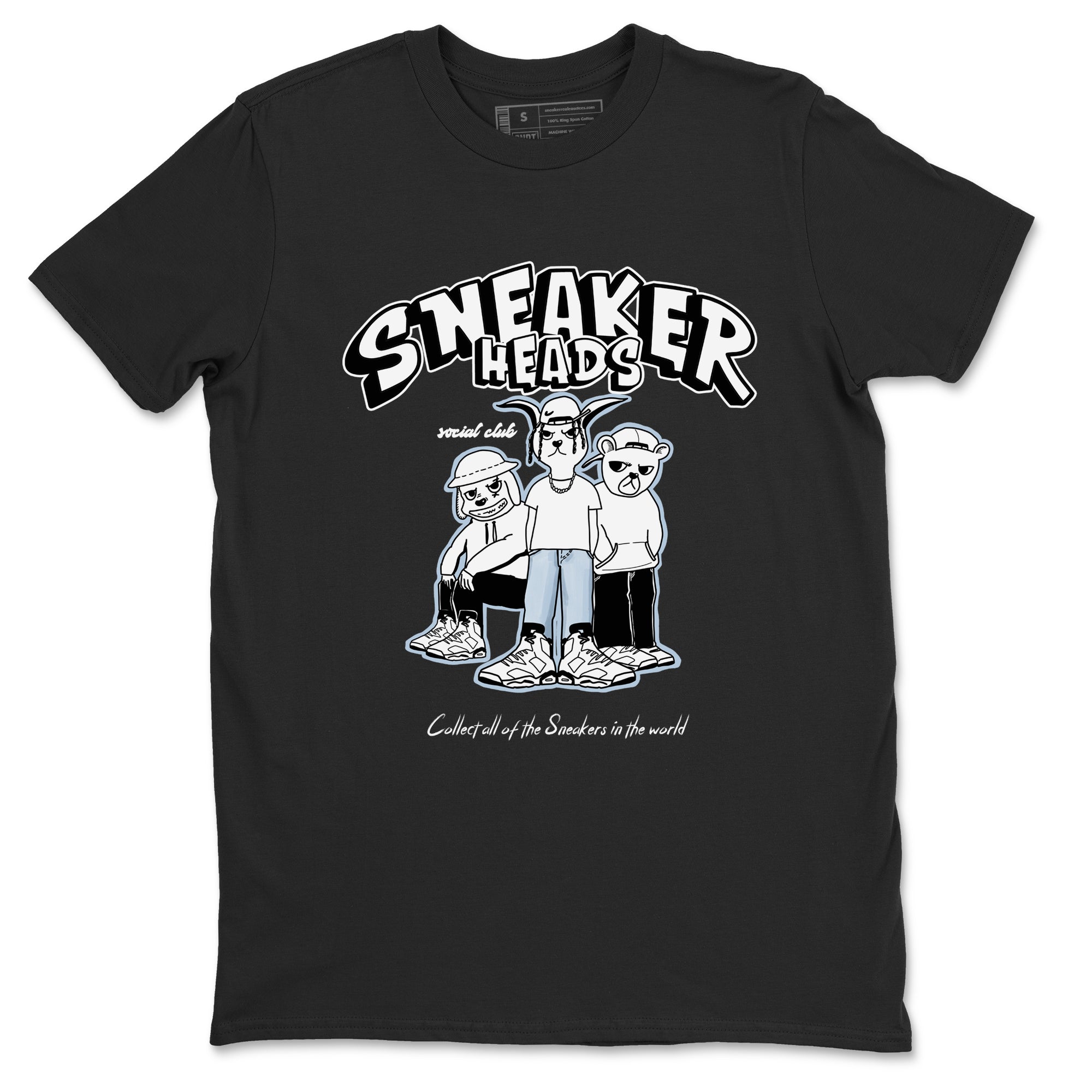 snkmatchs Social Club snkmatch Tees - Air Jordan 6 White Black