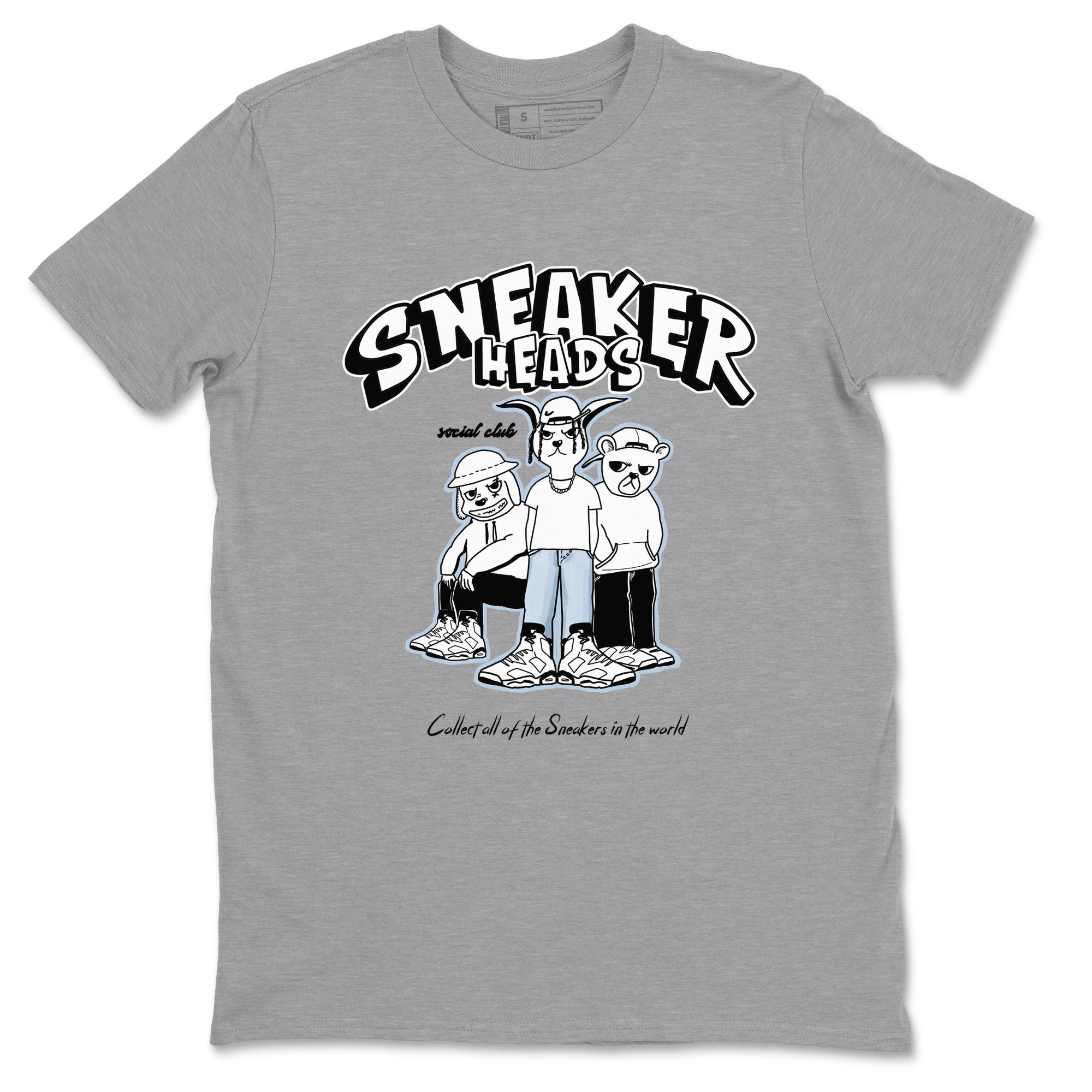 snkmatchs Social Club snkmatch Tees - Air Jordan 6 White Black