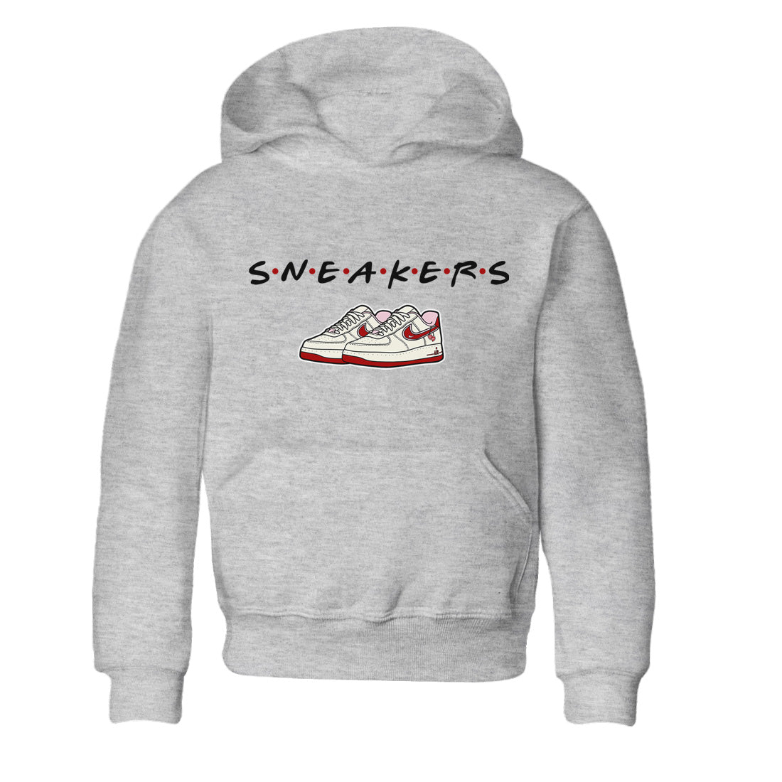 snkmatchs Kids Tops - Air Force 1 Valentines Day