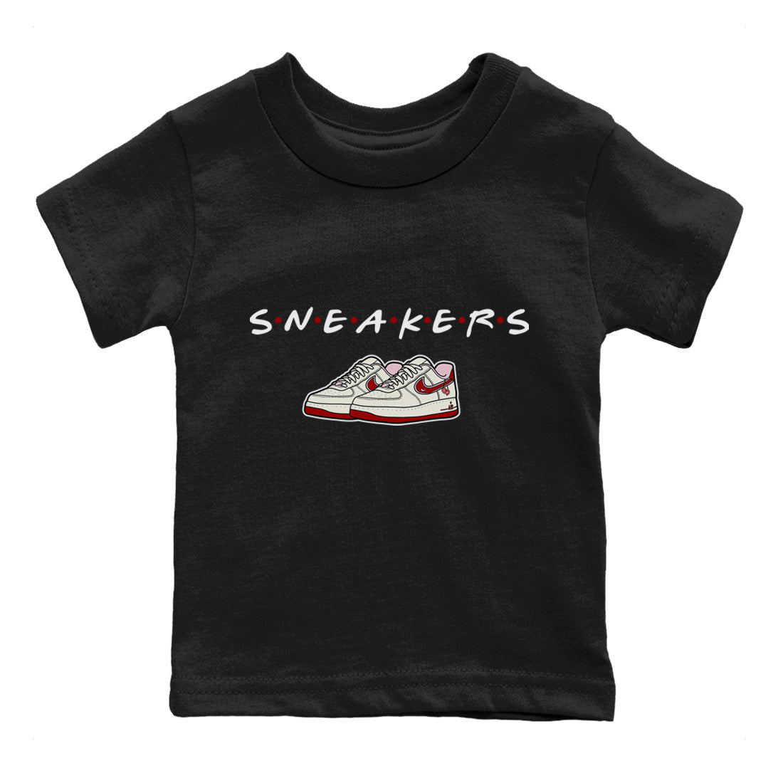 snkmatchs Kids Tops - Air Force 1 Valentines Day