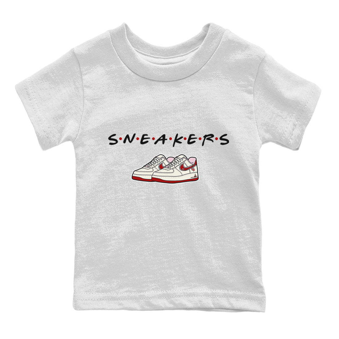 snkmatchs Kids Tops - Air Force 1 Valentines Day