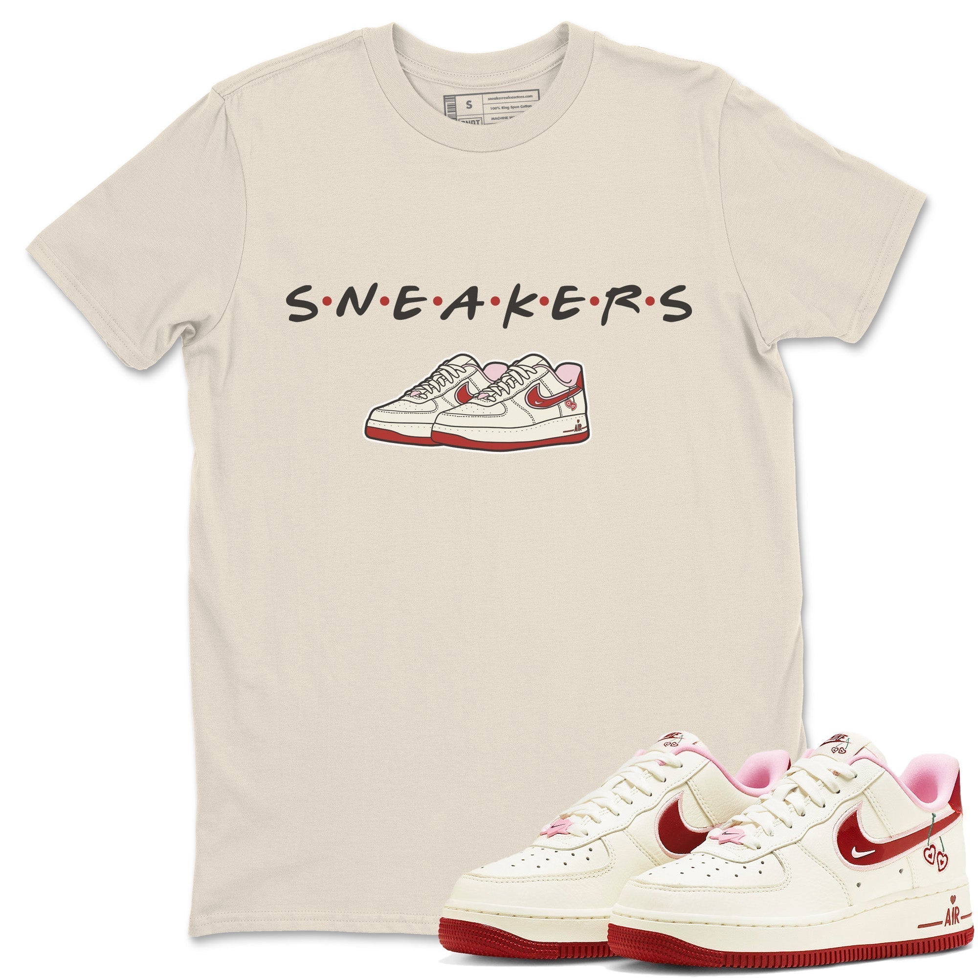 snkmatchs Unisex Tops - Air Force 1 Valentines Day
