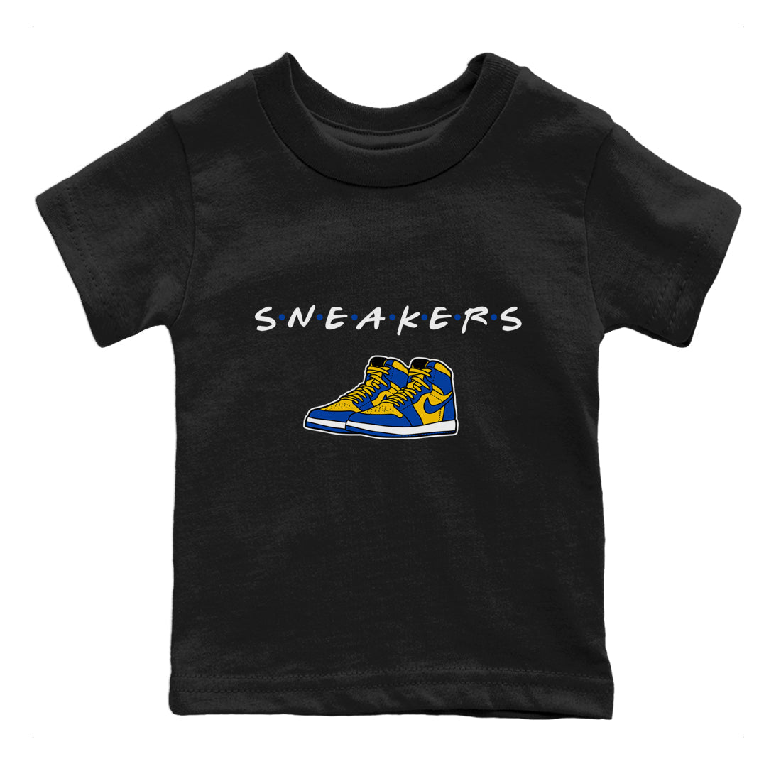 snkmatchs Kids Tops - Air Jordan 1 Game Royal Varsity Maize