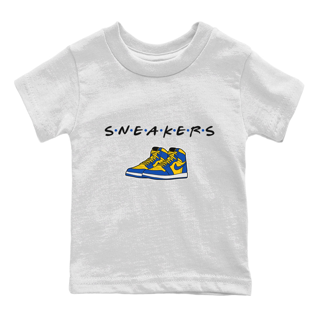 snkmatchs Kids Tops - Air Jordan 1 Game Royal Varsity Maize