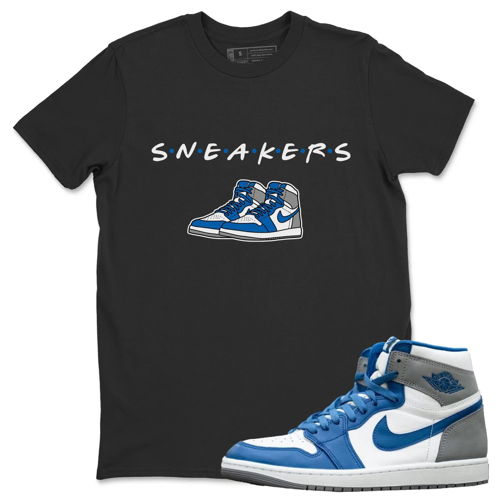 snkmatchs Unisex Tops - Air Jordan 1 True Blue