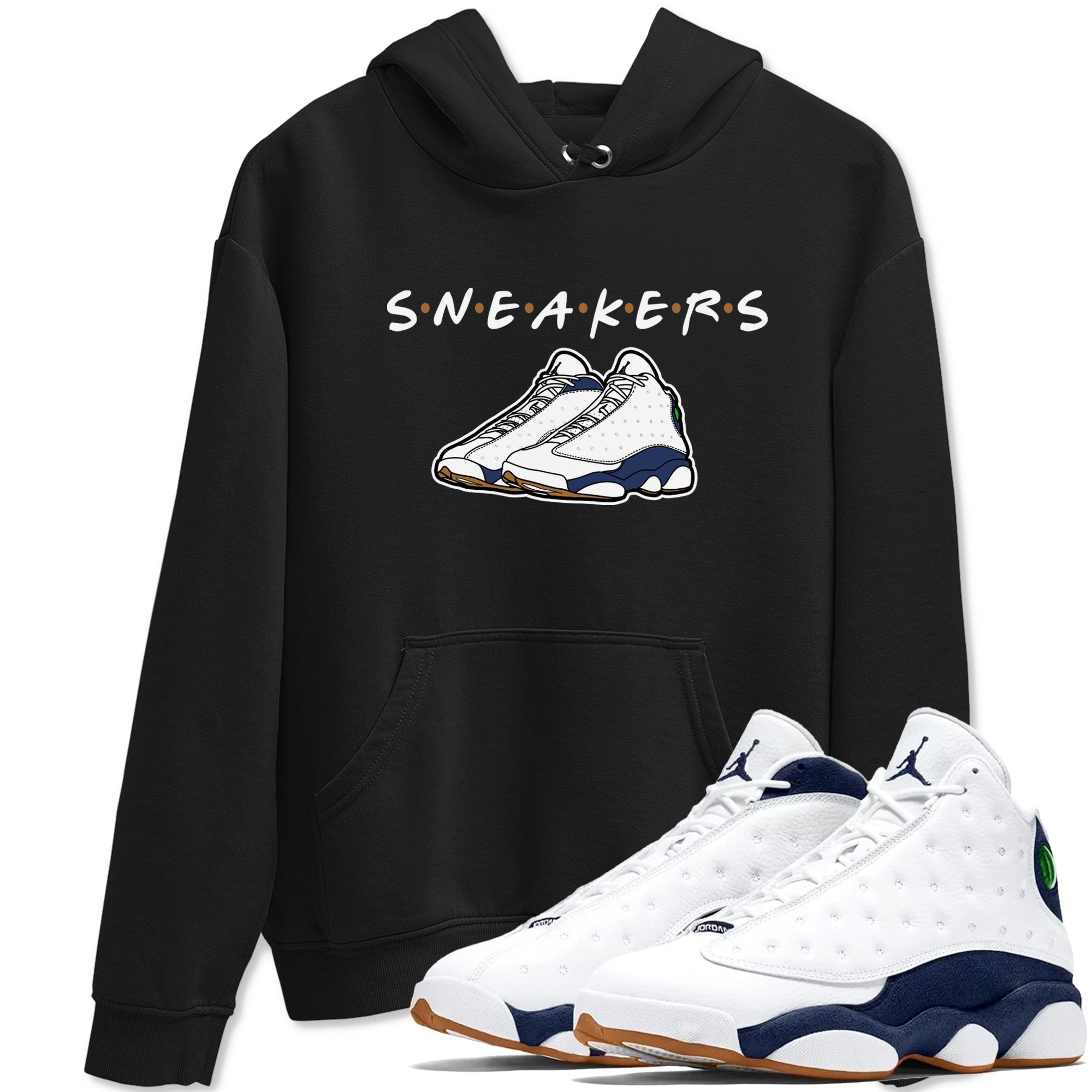 snkmatchs snkmatch Tees - Air Jordan 13 Midnight Navy