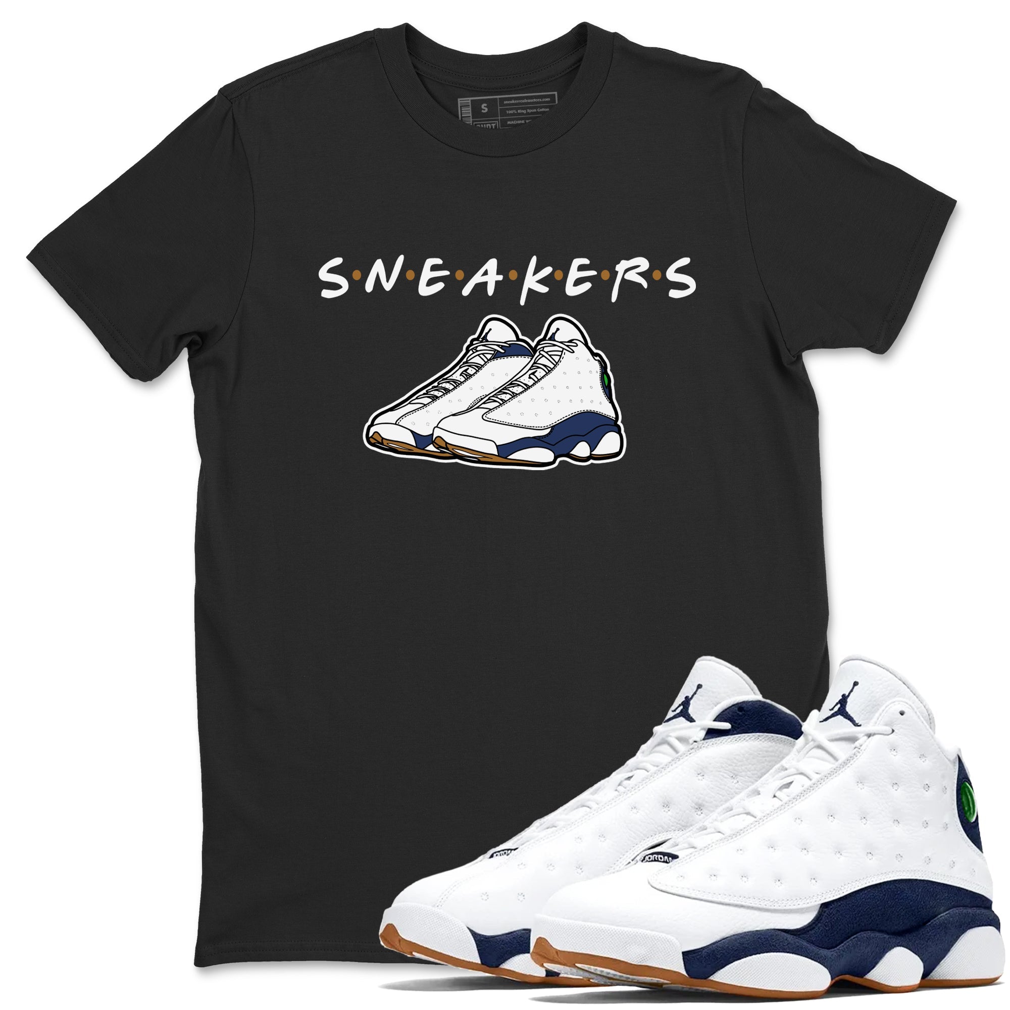 snkmatchs snkmatch Tees - Air Jordan 13 Midnight Navy