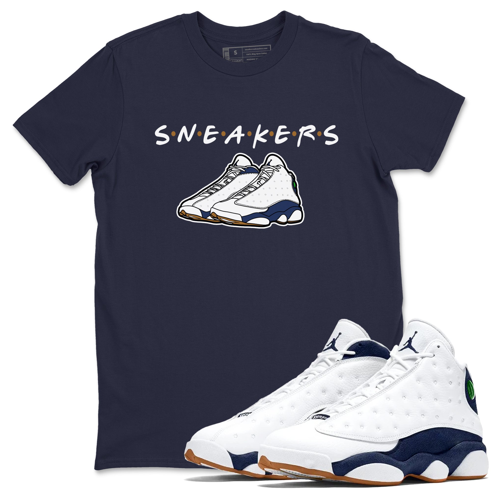 snkmatchs snkmatch Tees - Air Jordan 13 Midnight Navy