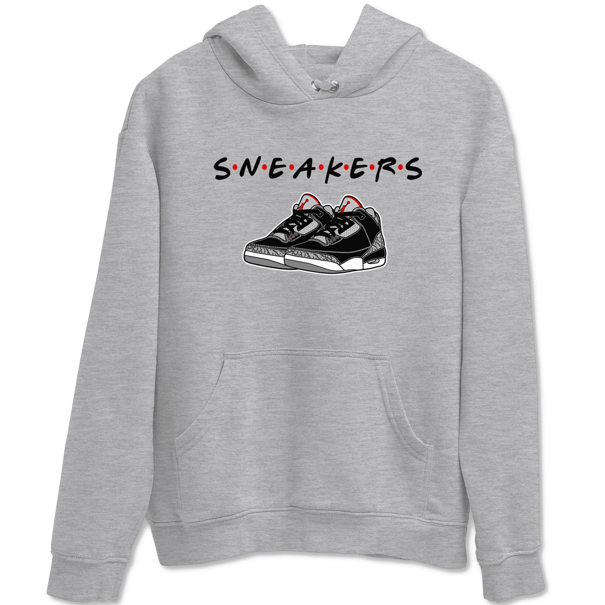 snkmatchs snkmatch Tees - Air Jordan 3 Black Cement