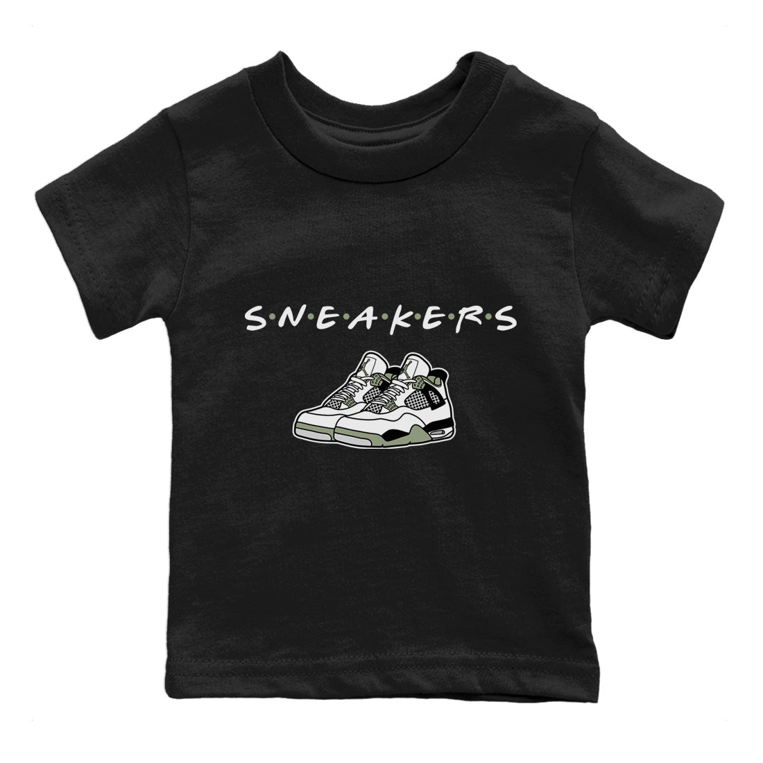 snkmatchs Kids Tops - Air Jordan 4 Seafoam