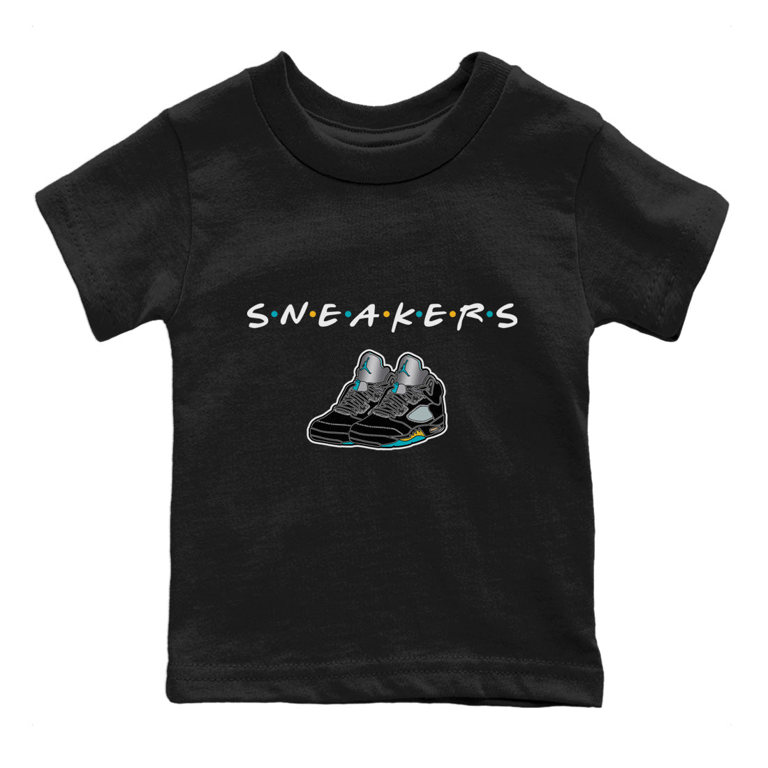 snkmatchs Kids Tops - Air Jordan 5 Aqua