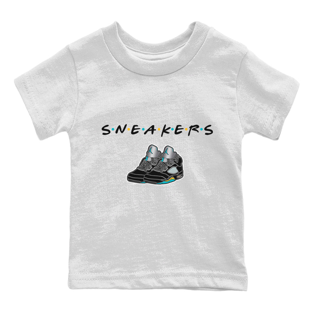 snkmatchs Kids Tops - Air Jordan 5 Aqua