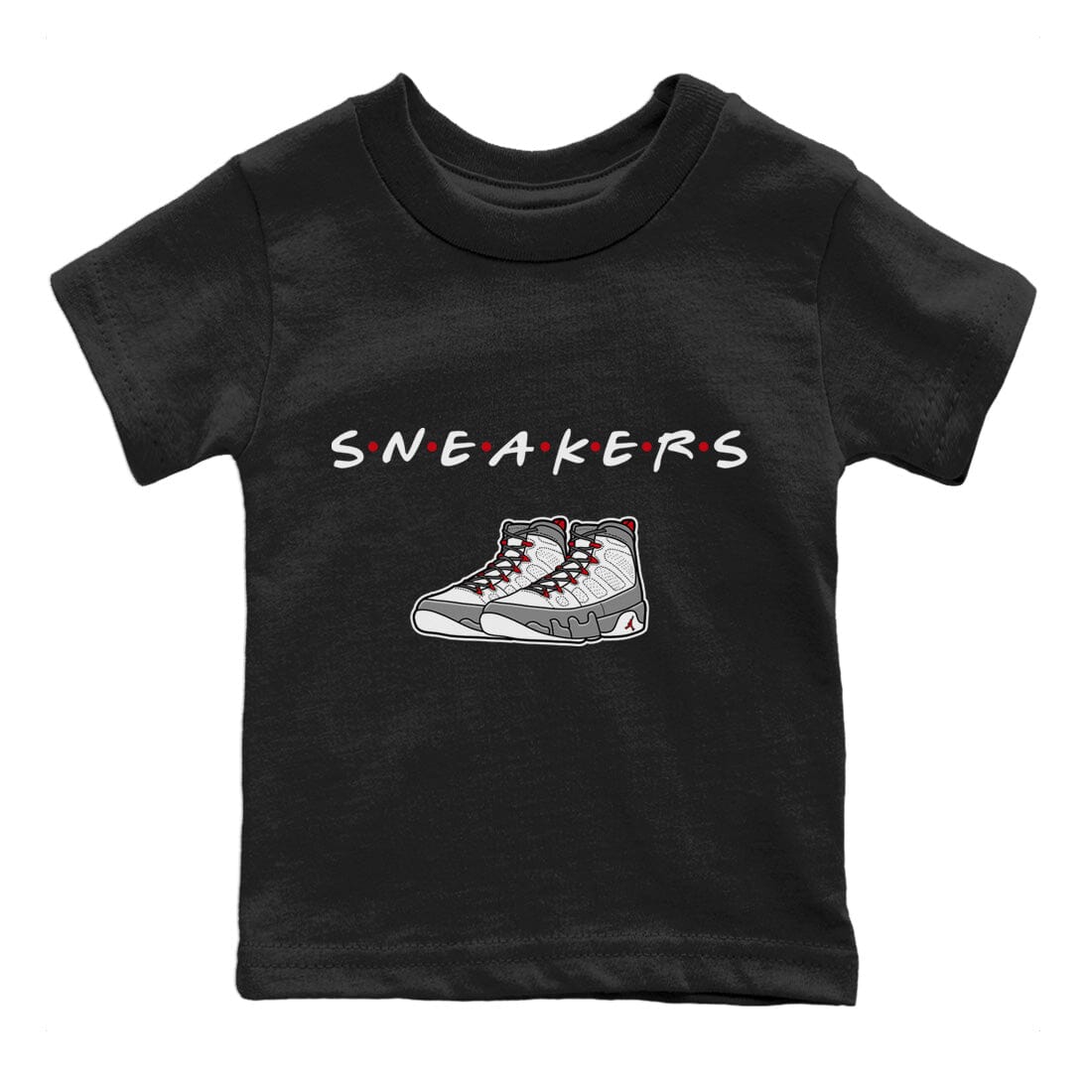 snkmatchs Kids Tops - Air Jordan 9 Fire Red