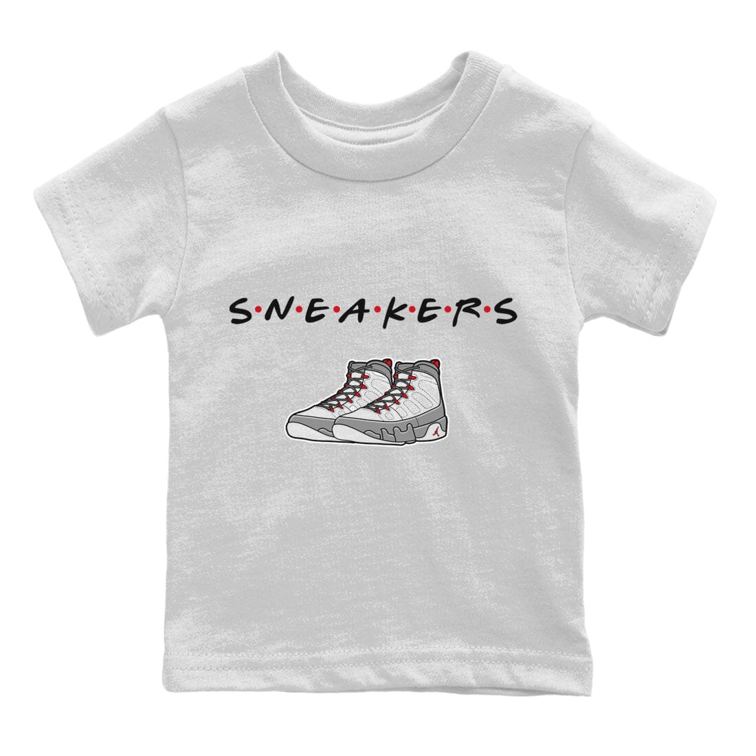 snkmatchs Kids Tops - Air Jordan 9 Fire Red