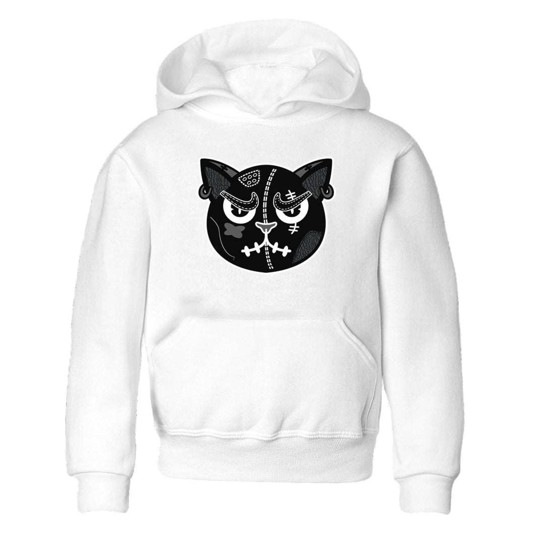snkmatchs Cat Face snkmatch Tees Kids - Air Jordan 3 Black Cat