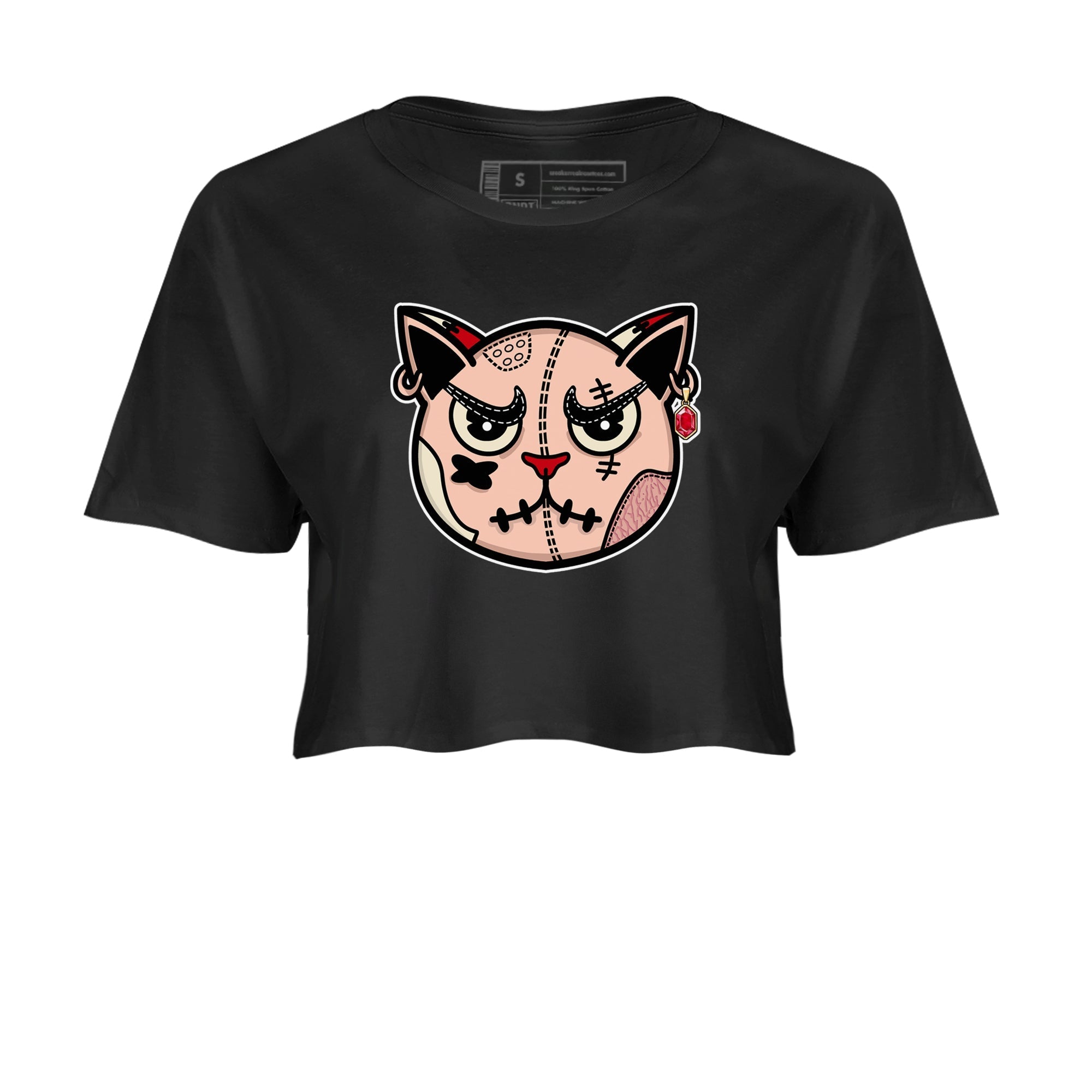 snkmatchs Cat Face snkmatch Women's Top - Air Jordan 3 Valentines Day