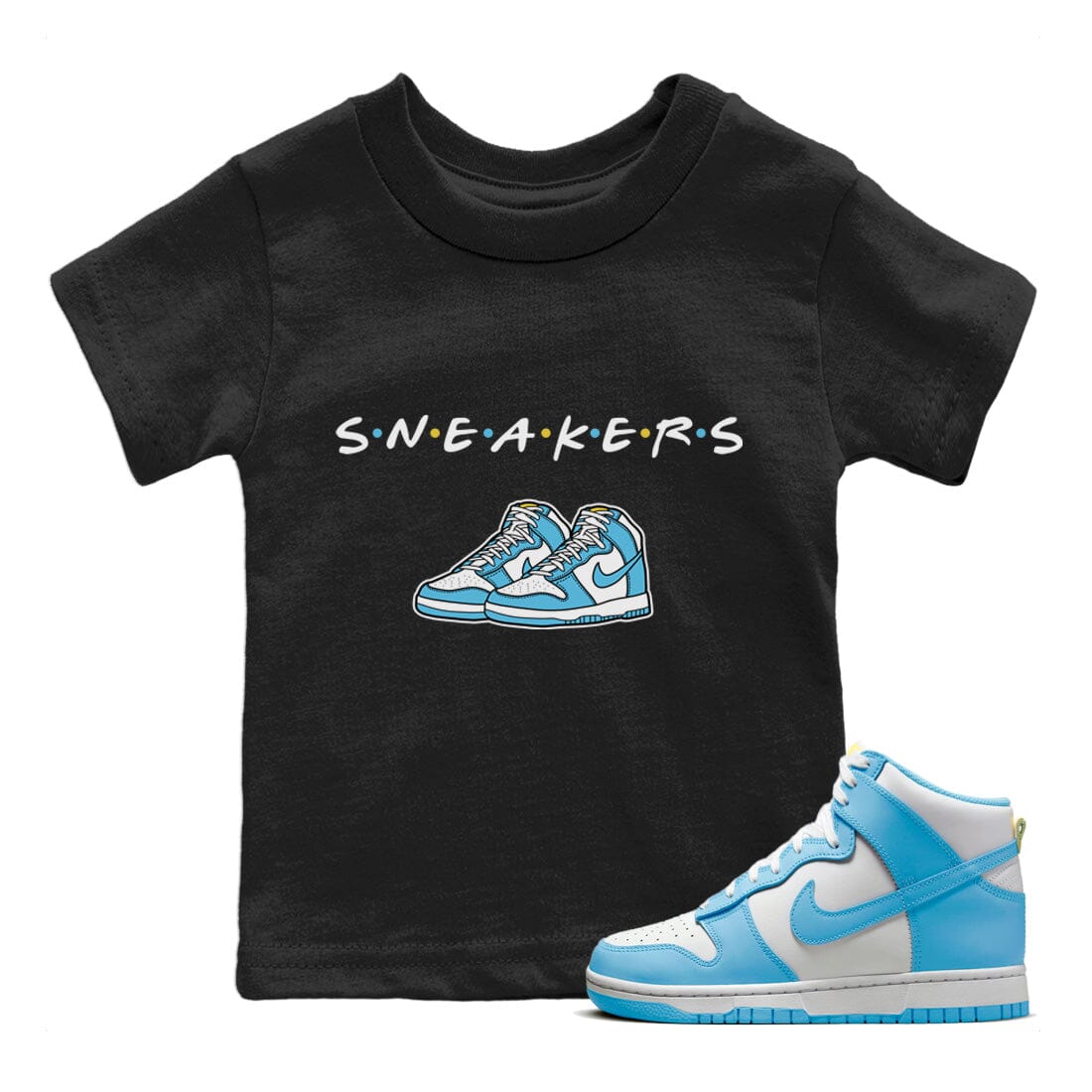 snkmatchs Kids Tops - Dunk Blue Chill