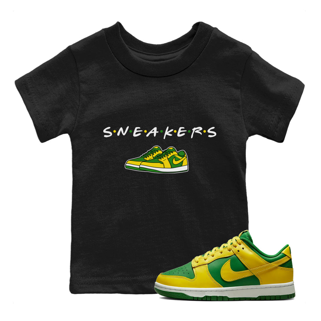 snkmatchs Kids Tops - Dunk Reverse Brazil