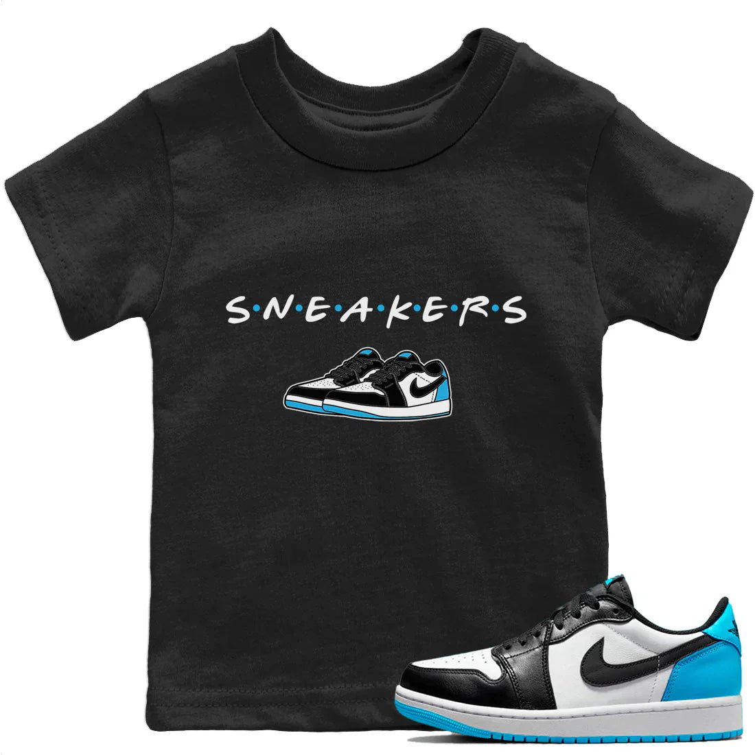 snkmatchs Kids Tops - Air Jordan 1 Powder Blue