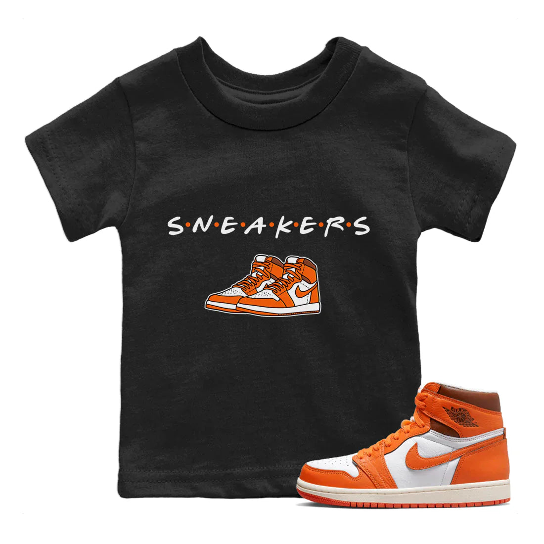 snkmatchs Kids Tops - Air Jordan 1 Starfish