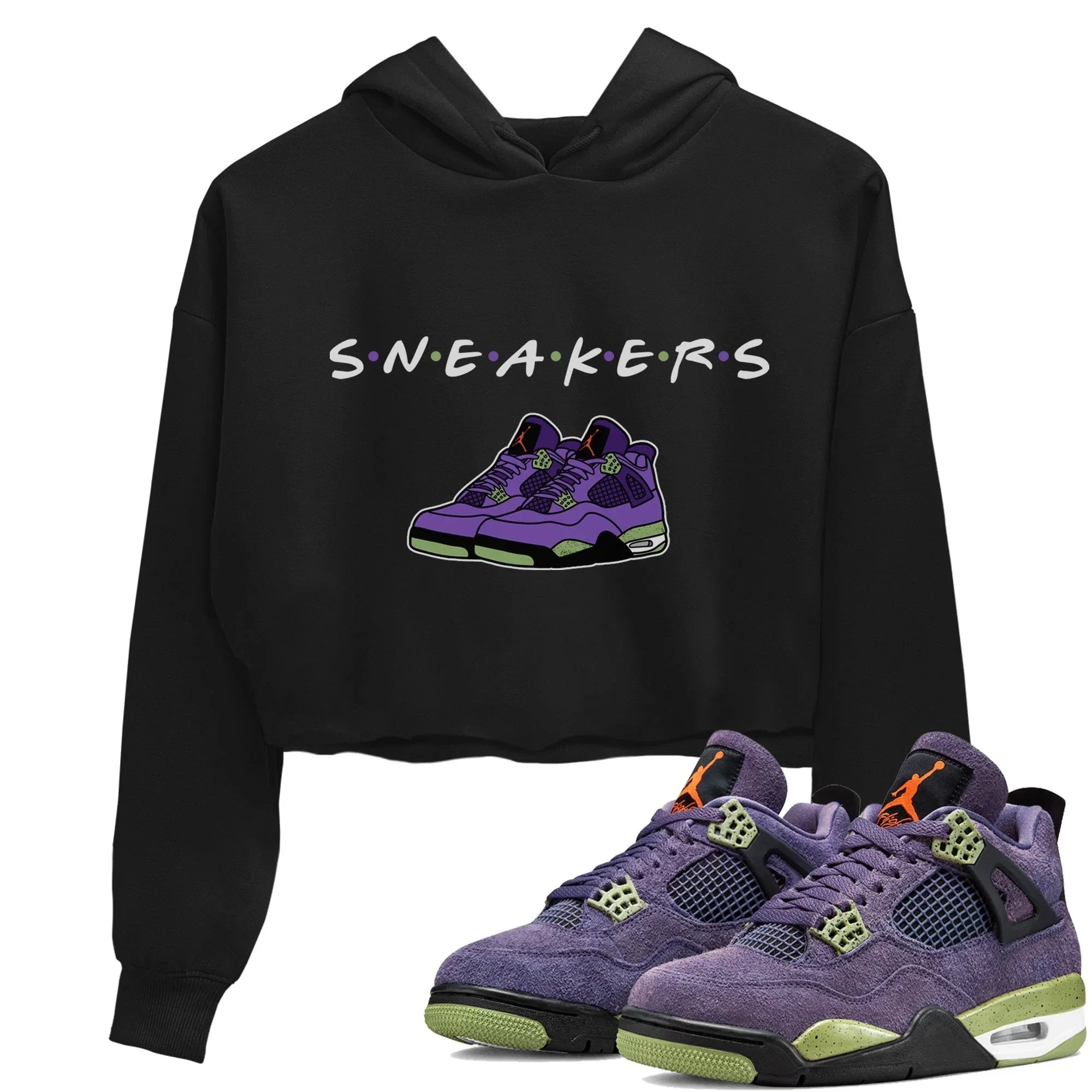 snkmatchs Women's Tops - Air Jordan 4 Canyon Purple