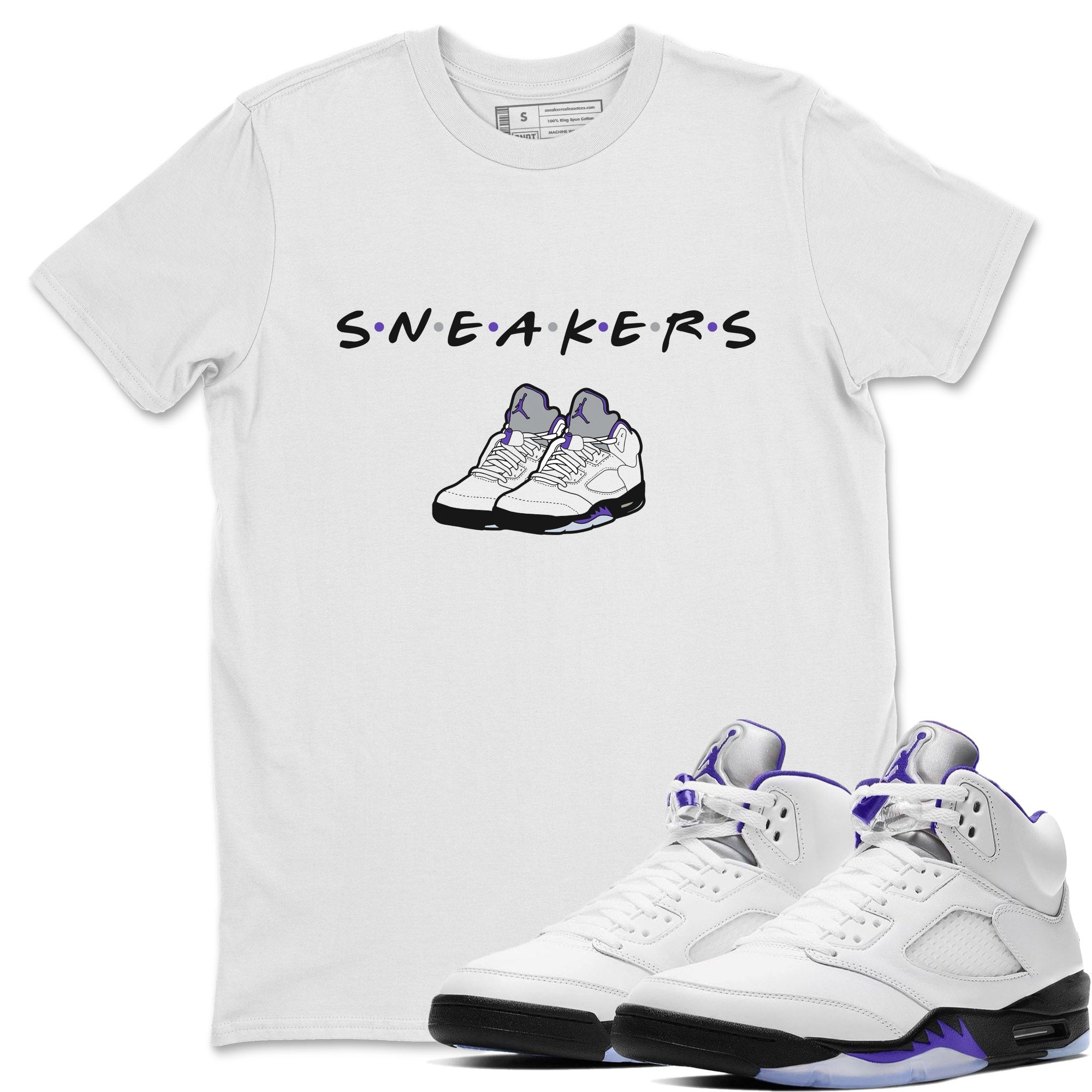 snkmatchs Unisex Tops - Air Jordan 5 Concord