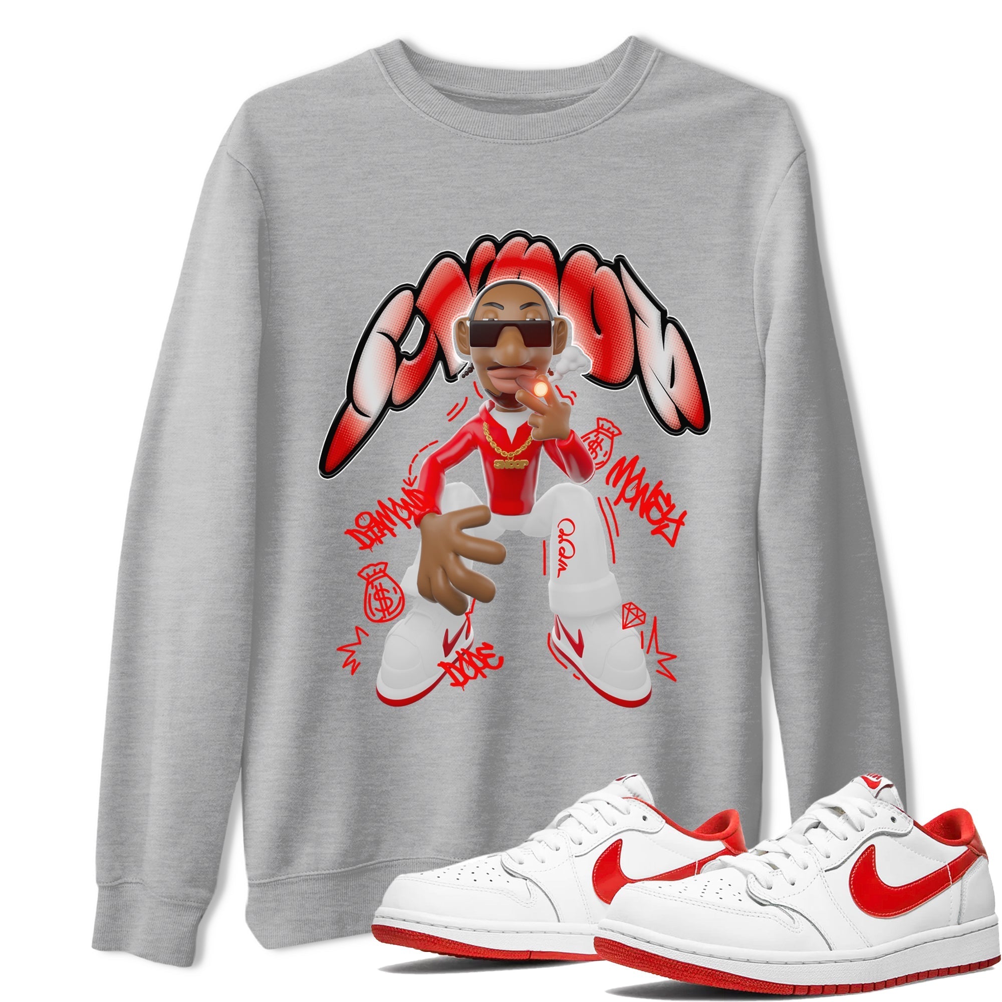 Snoop snkmatch Tee - Air Jordan 1 University Red