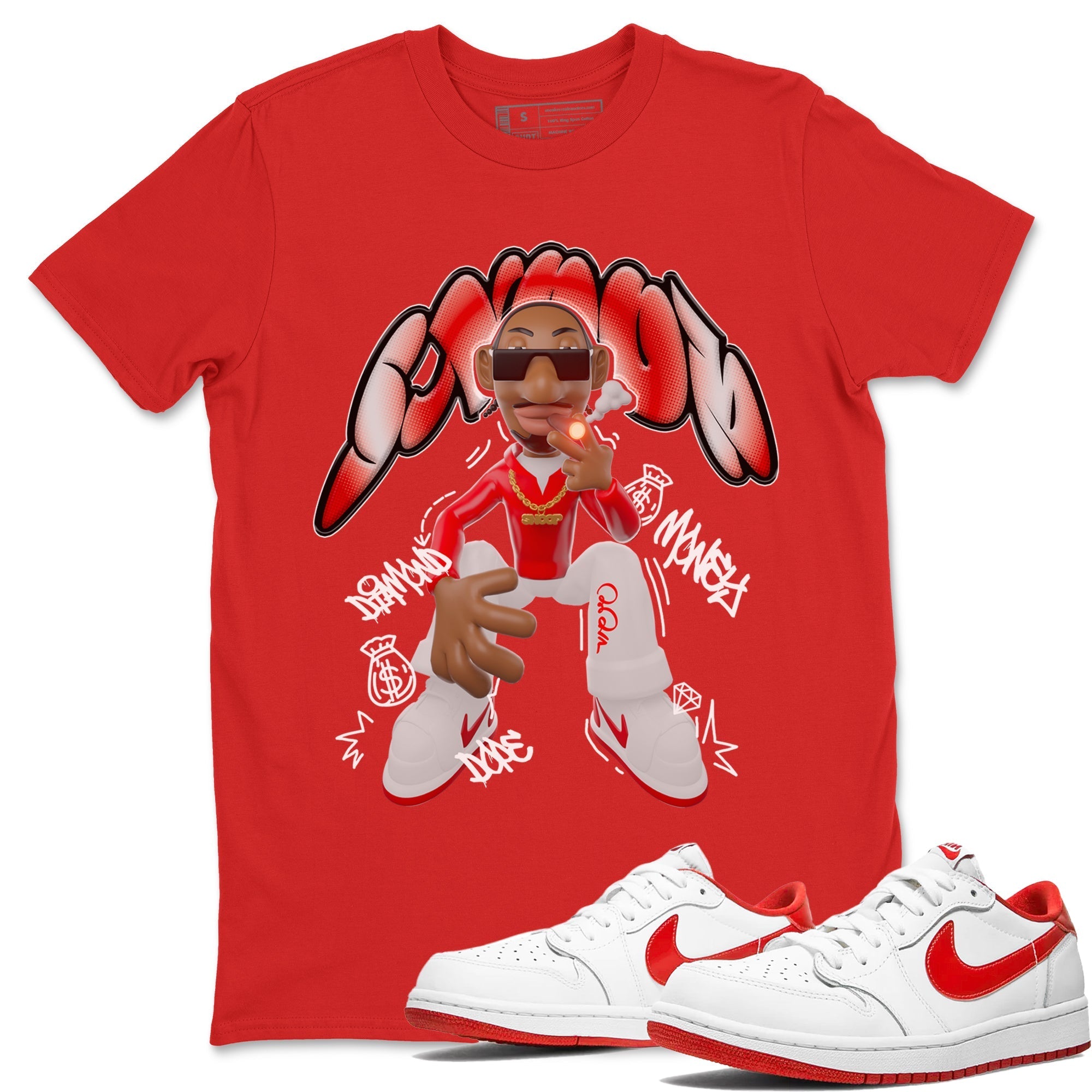 Snoop snkmatch Tee - Air Jordan 1 University Red