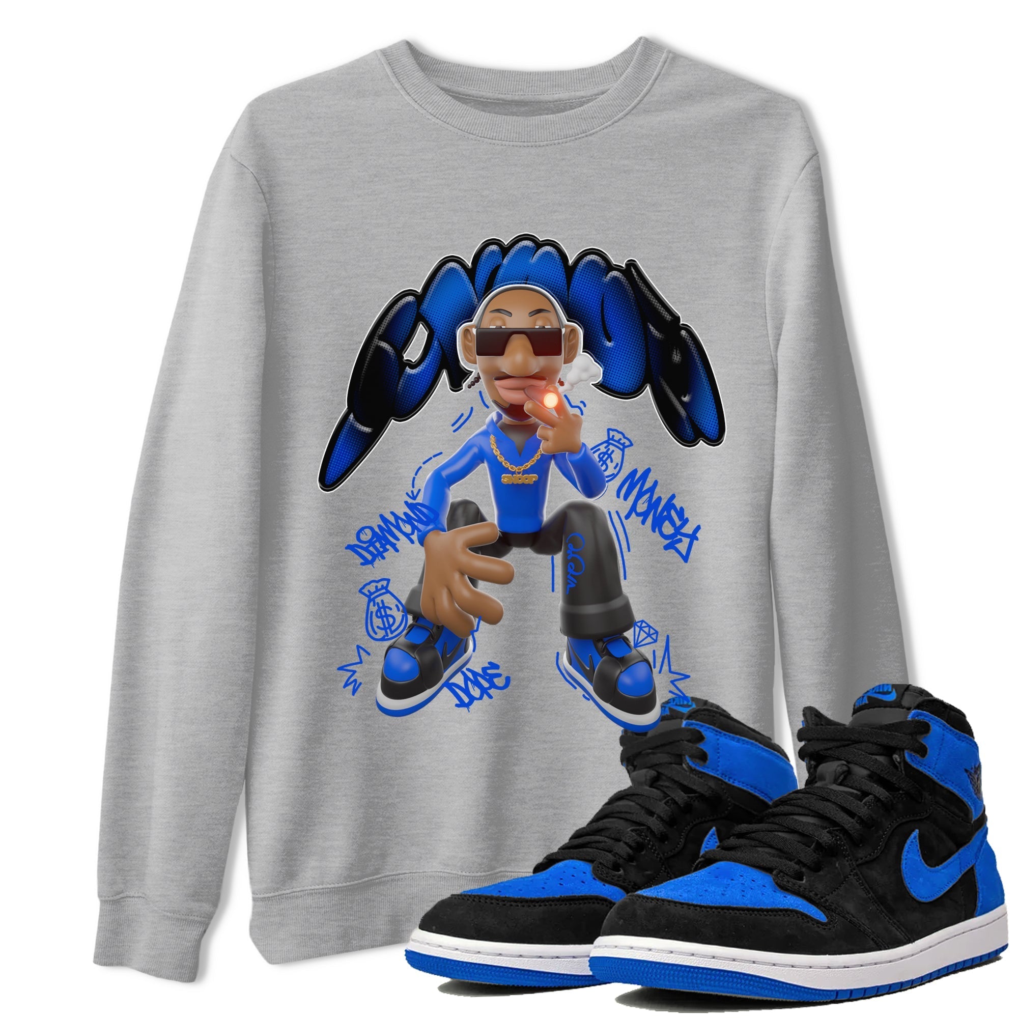 Snoop snkmatch Tee - Air Jordan 1 Royal Reimagined