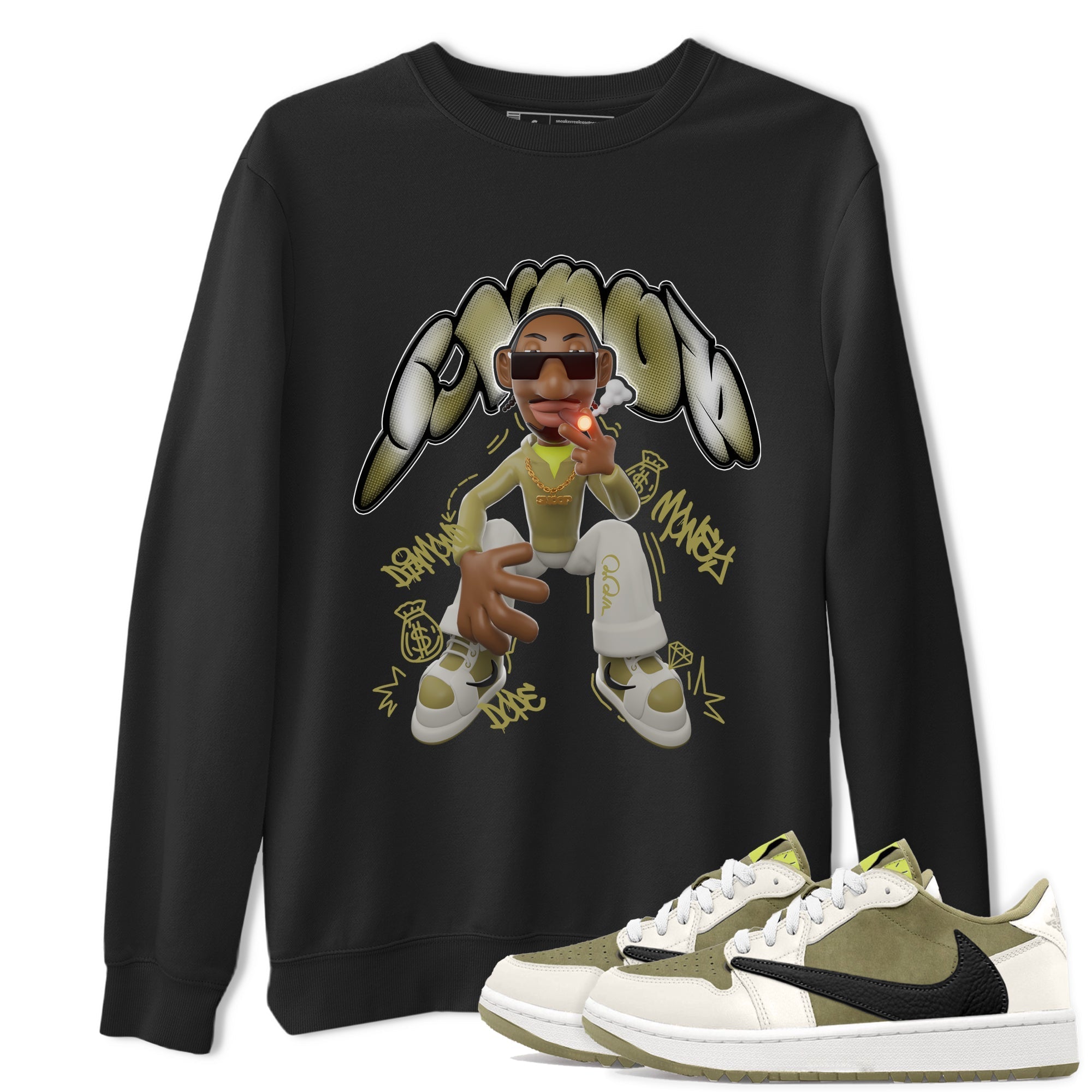 Snoop snkmatch Tee - Air Jordan 1 Travis Scott Golf