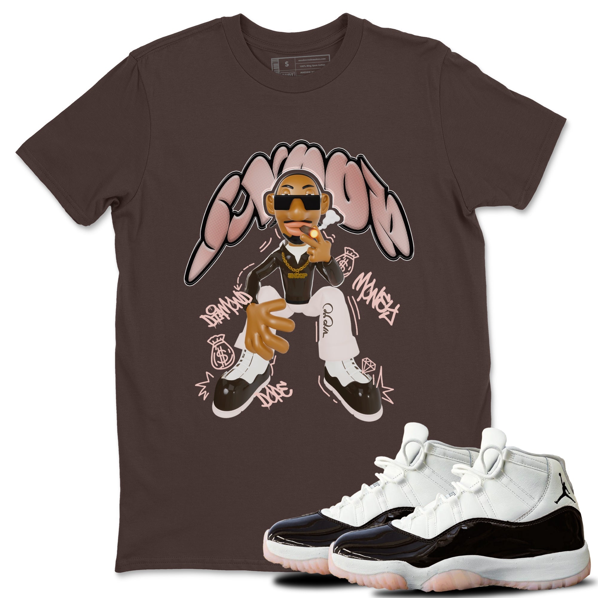 Snoop SNRT Sneaker Tee - Air Jordan 11 Neapolitan