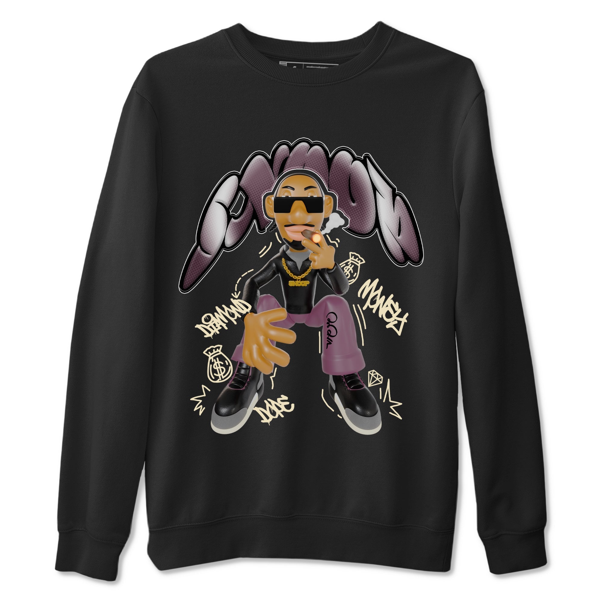 Snoop snkmatch Tees - Air Jordan 3 A Ma Maniere x Black