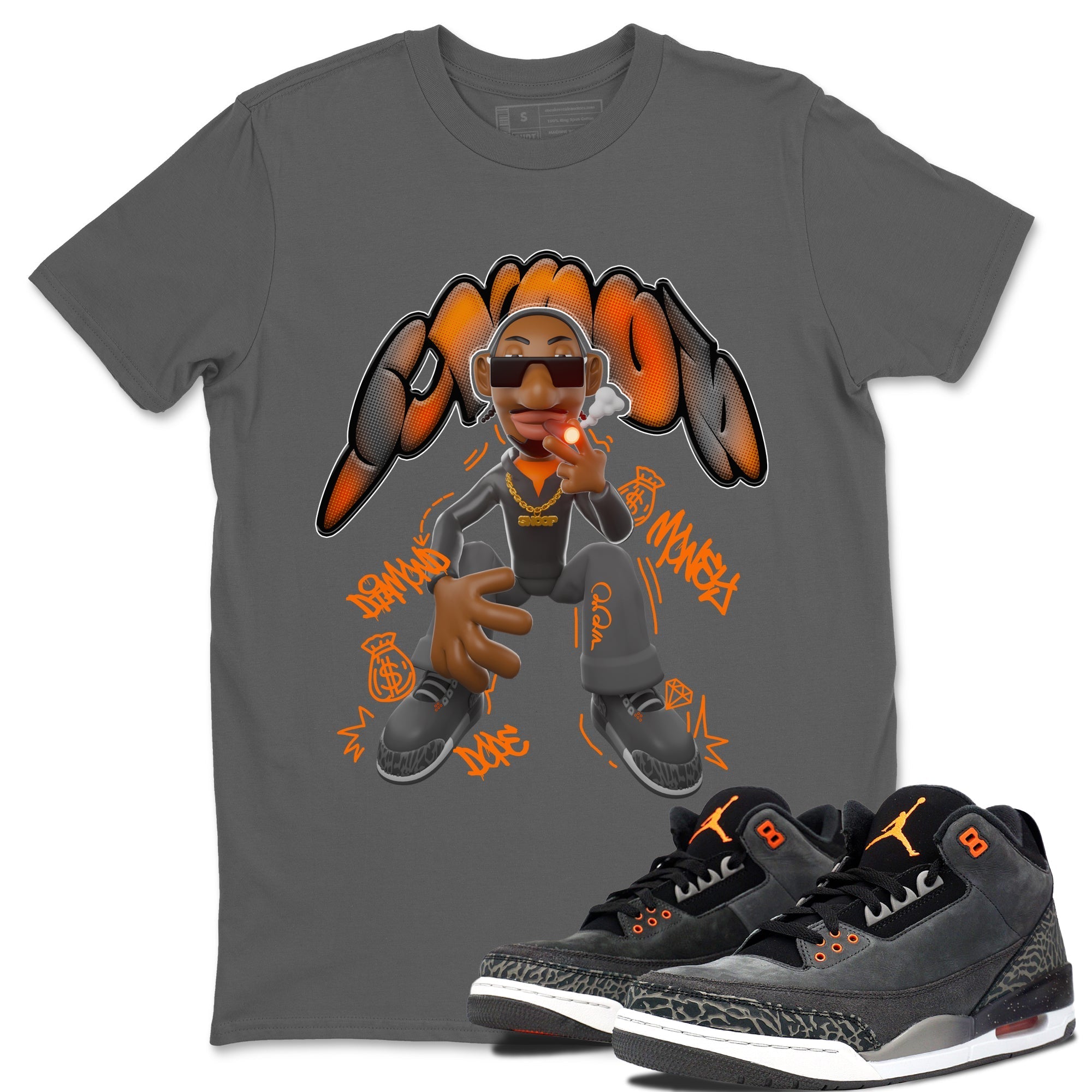 Snoop snkmatch Tee - Air Jordan 3 Fear