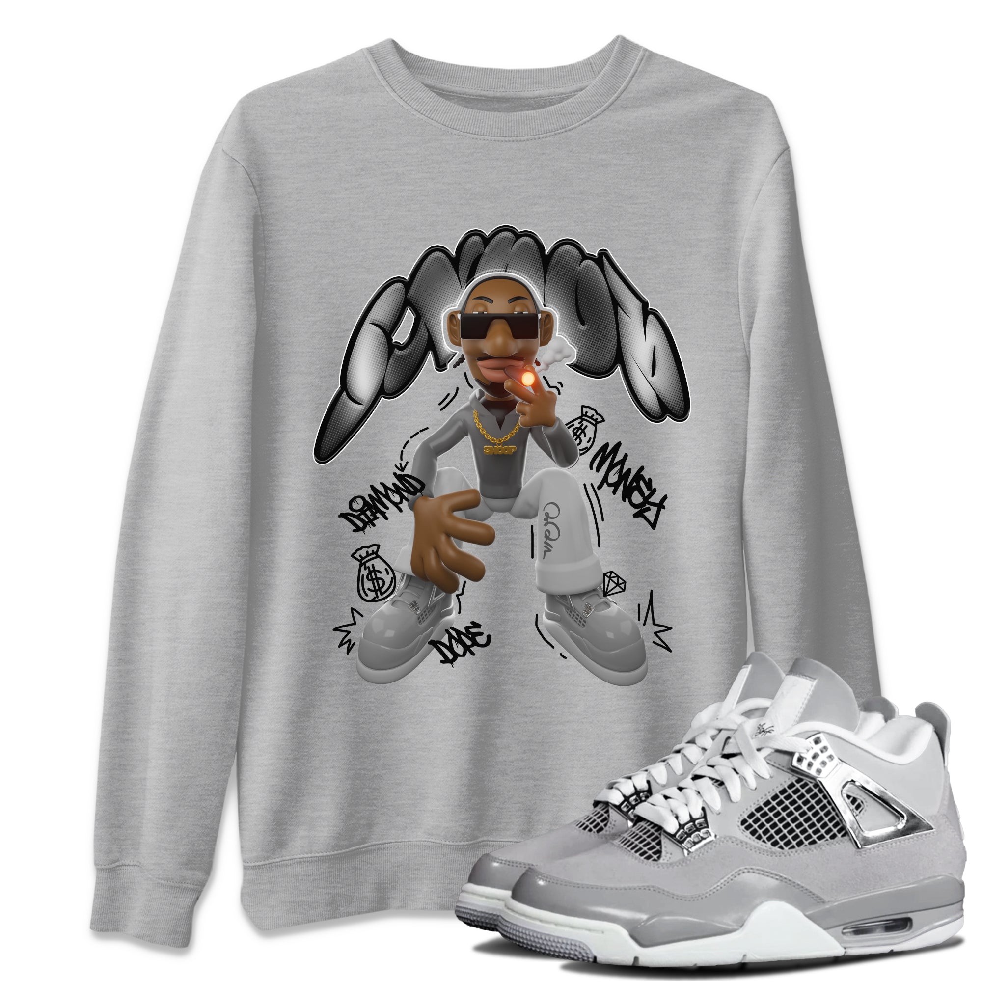 Snoop snkmatch Tee - Air Jordan 4 Frozen Moments
