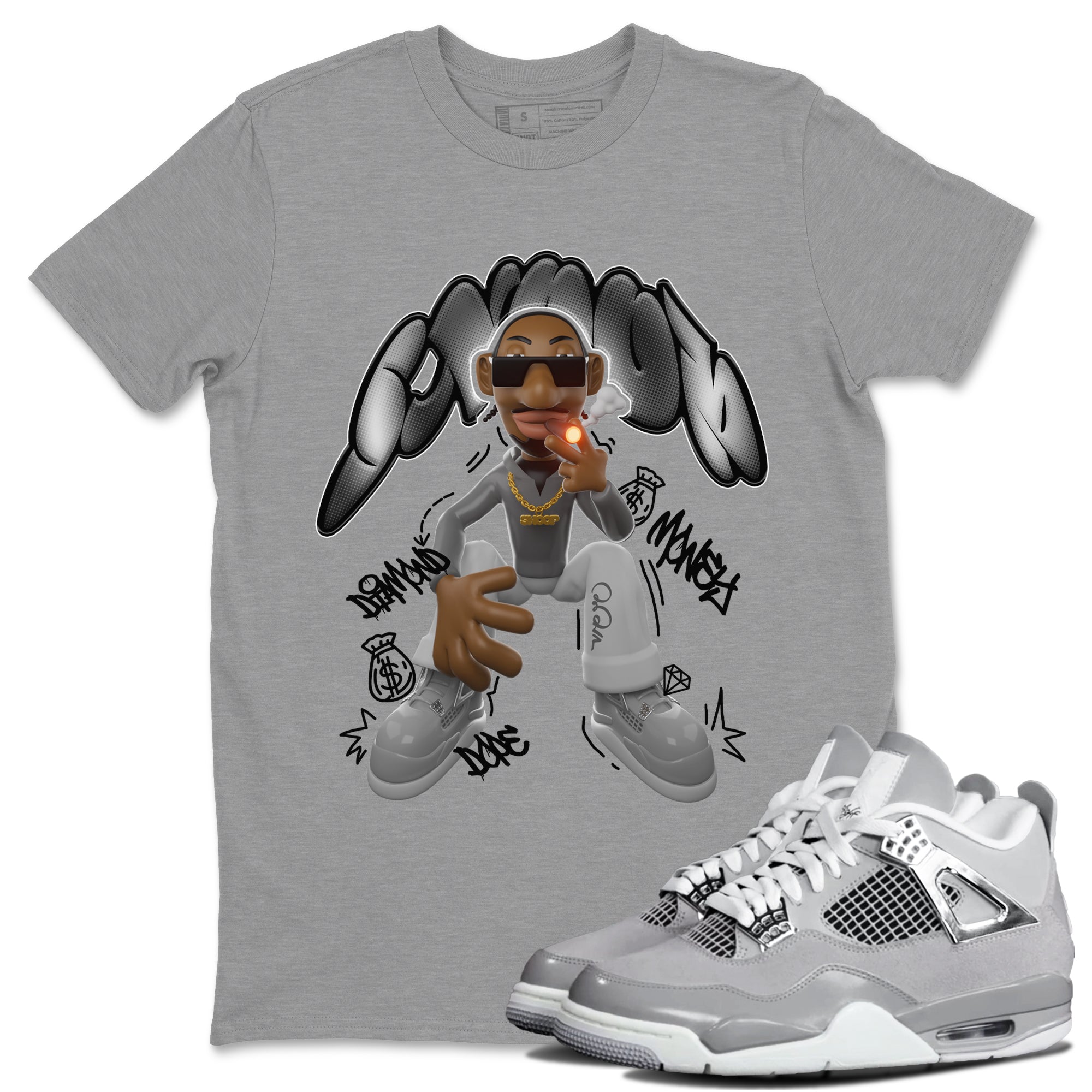 Snoop snkmatch Tee - Air Jordan 4 Frozen Moments