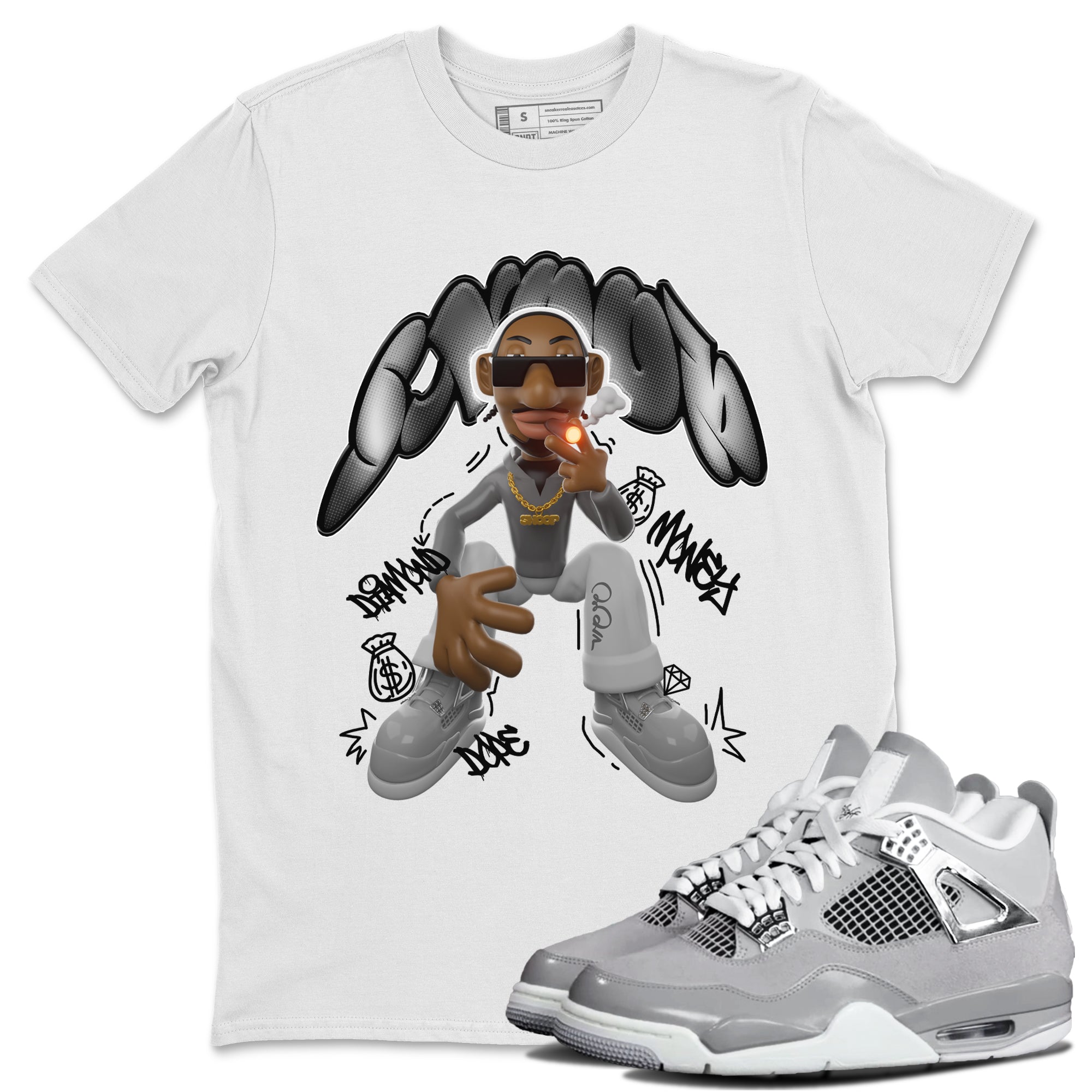 Snoop snkmatch Tee - Air Jordan 4 Frozen Moments