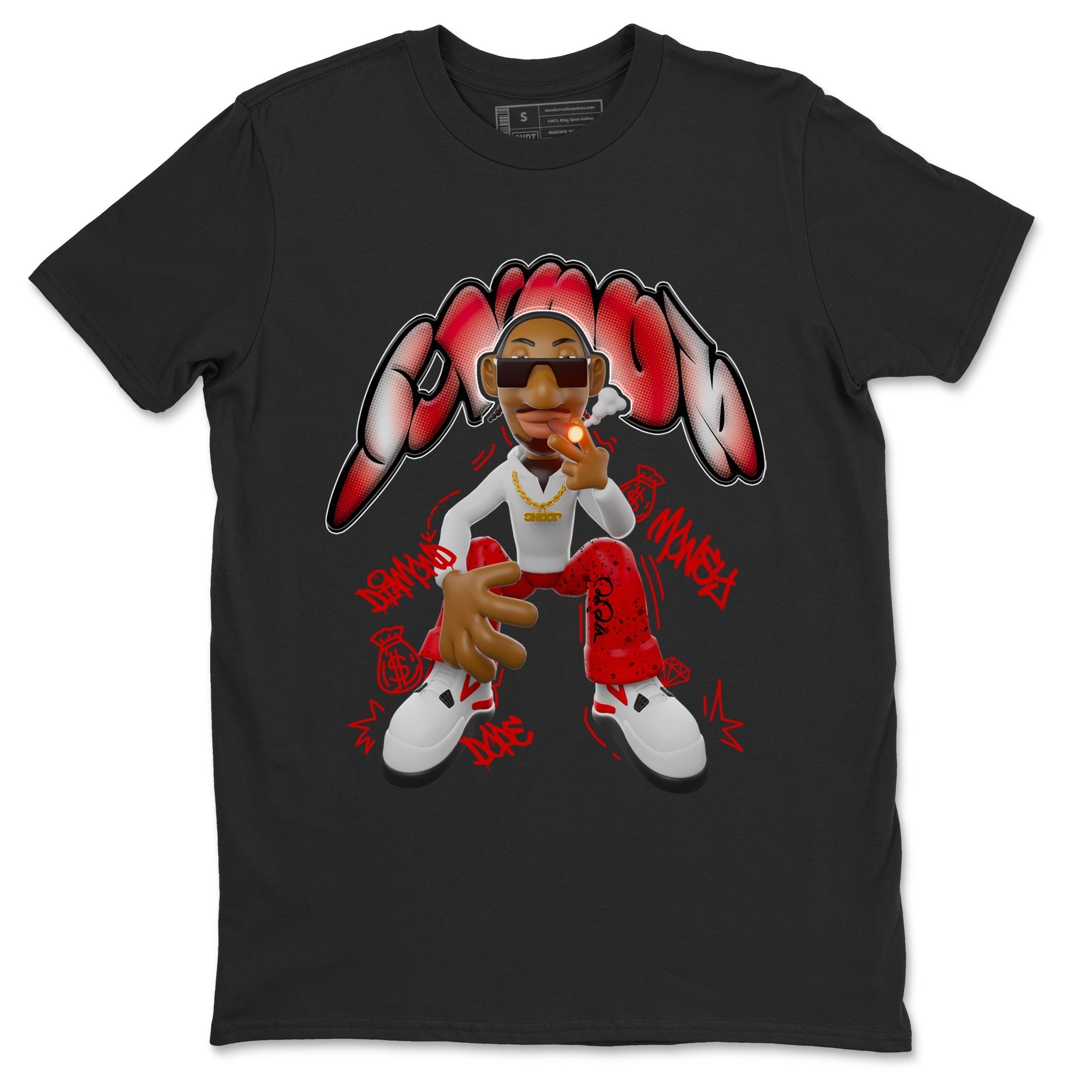 Snoop snkmatch Tee - Air Jordan 4 Red Cement