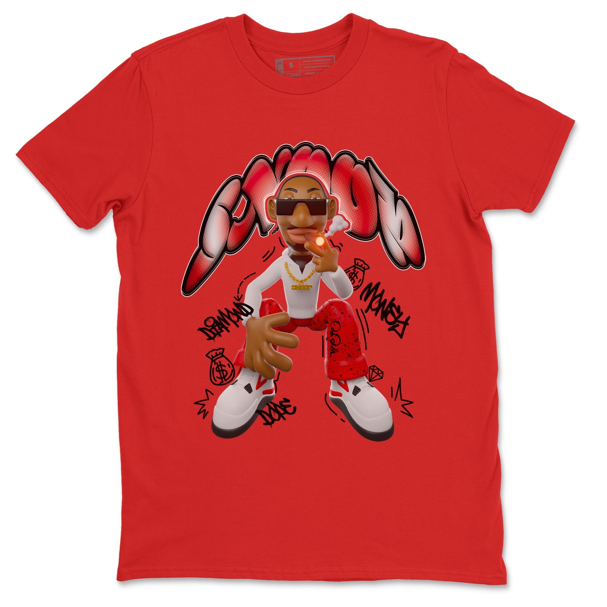 Snoop snkmatch Tee - Air Jordan 4 Red Cement