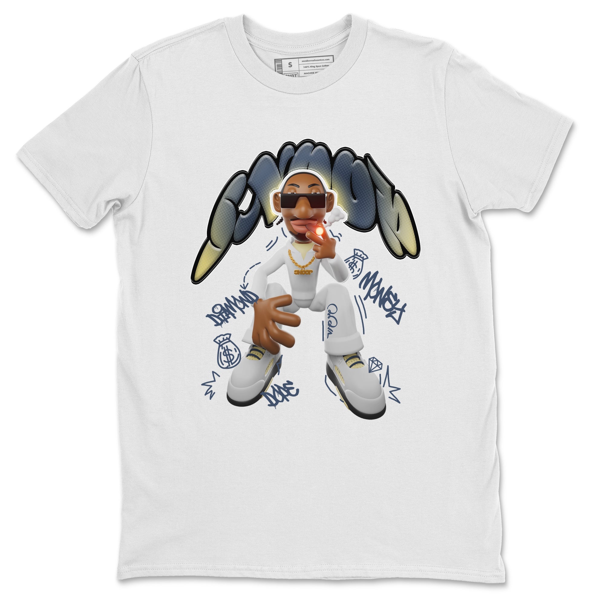 Snoop snkmatch Tee - Air Jordan 5 A Ma Maniere x Photon Dust